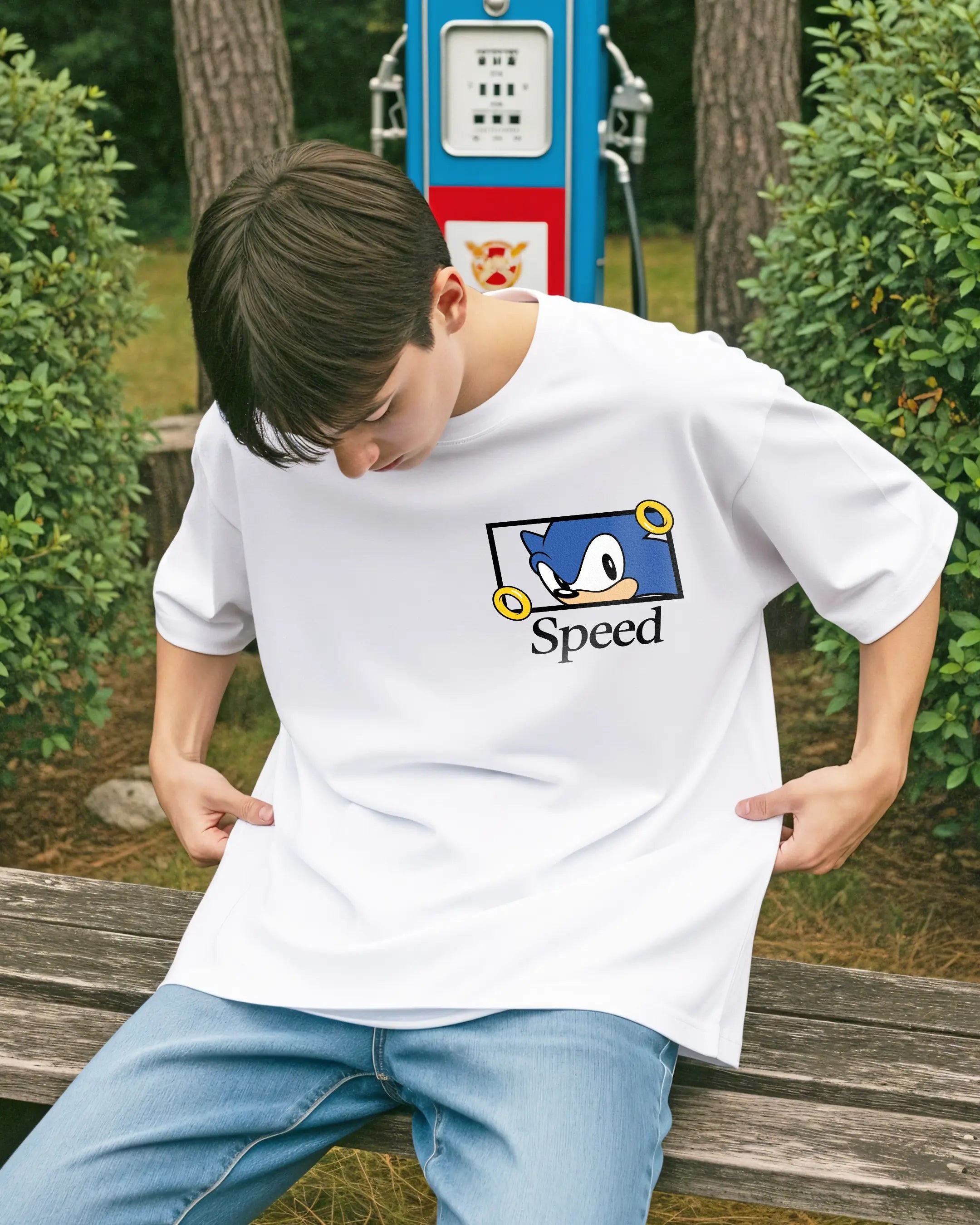 Playera Sonic – Retro Speed