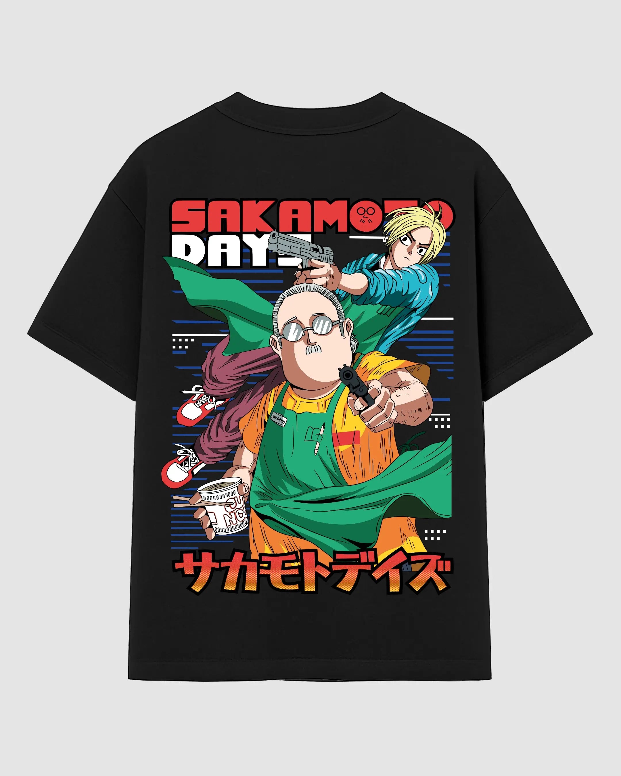 Playera Sakamoto Days – Instinto Letal