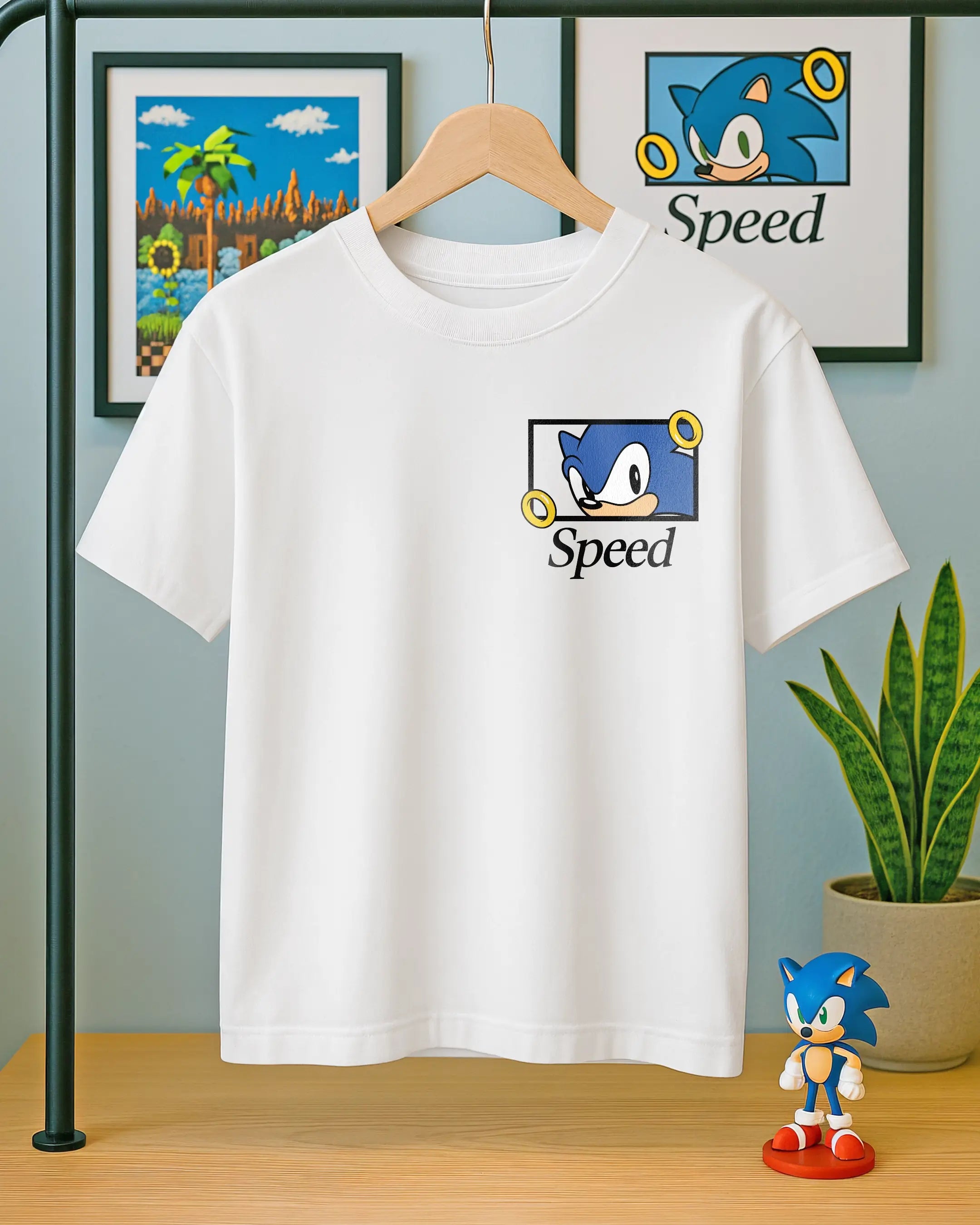 Playera Sonic – Retro Speed