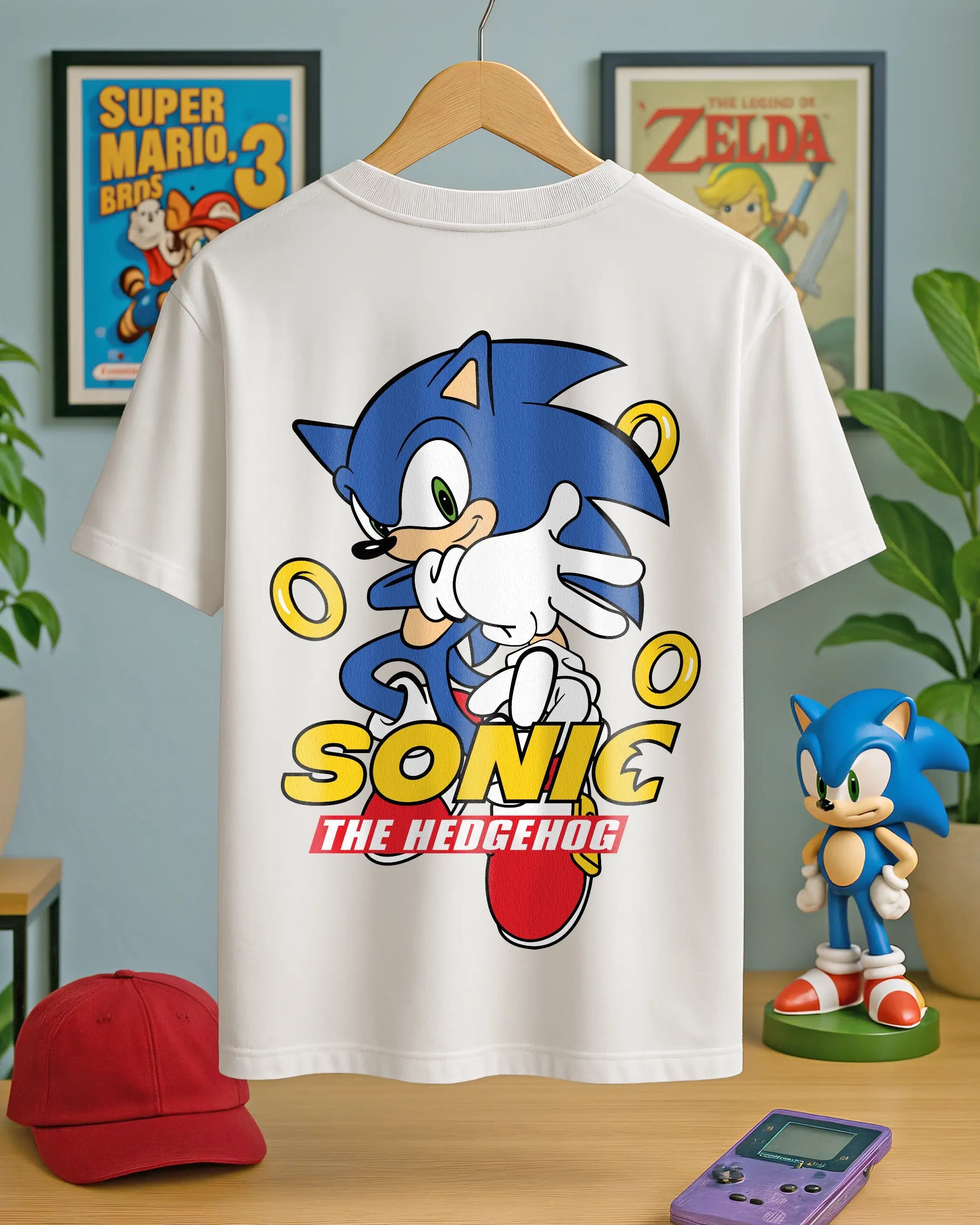 Playera Sonic – Retro Speed