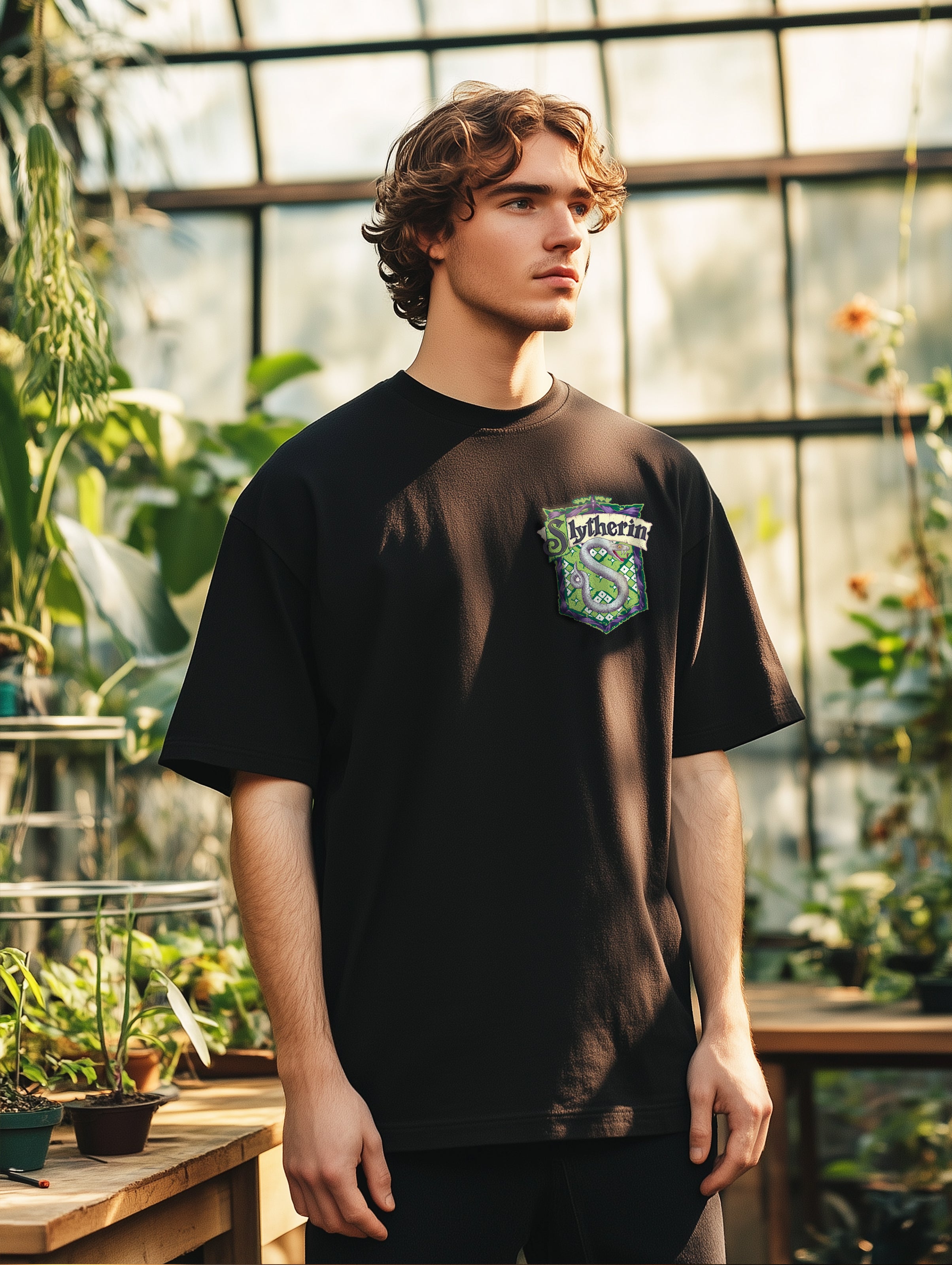 T-Shirt Harry Potter Gryffindor y Slytherin