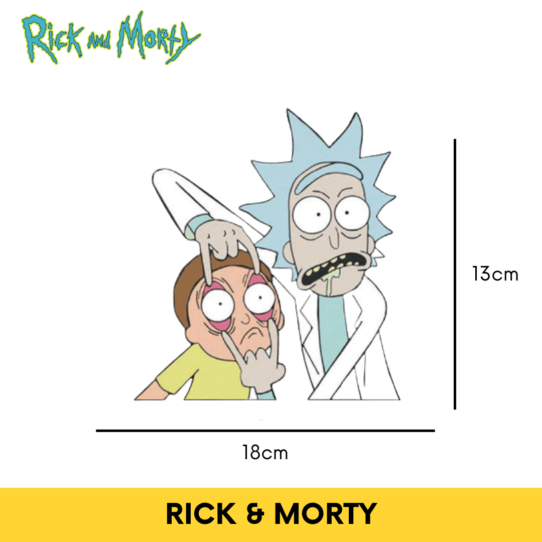 Sticker Multiuso de Rick & Morty