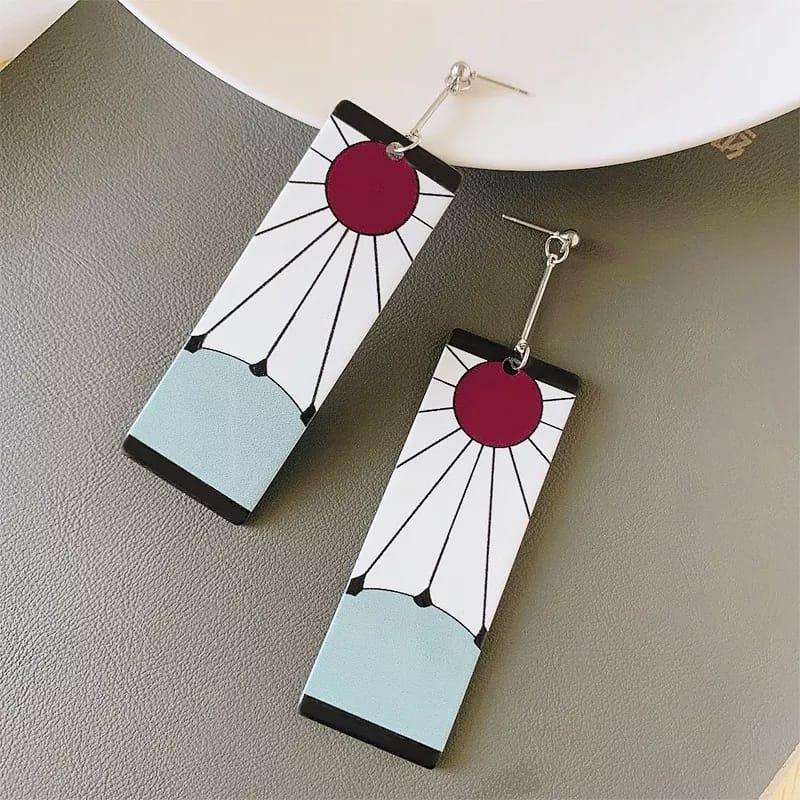 Aretes Hanafuda