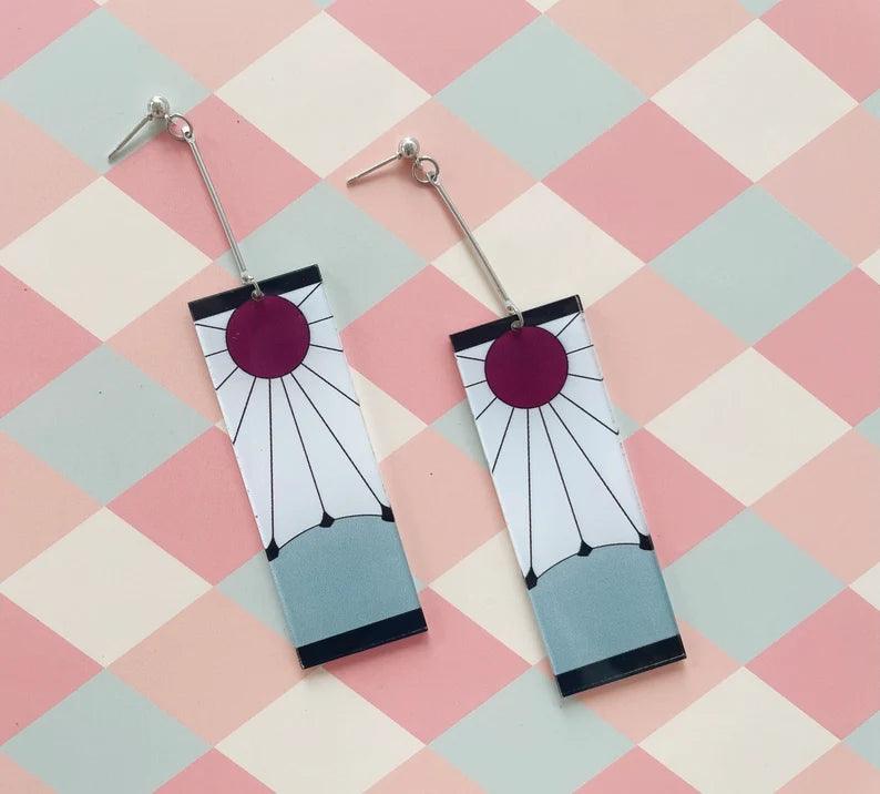 Aretes Hanafuda