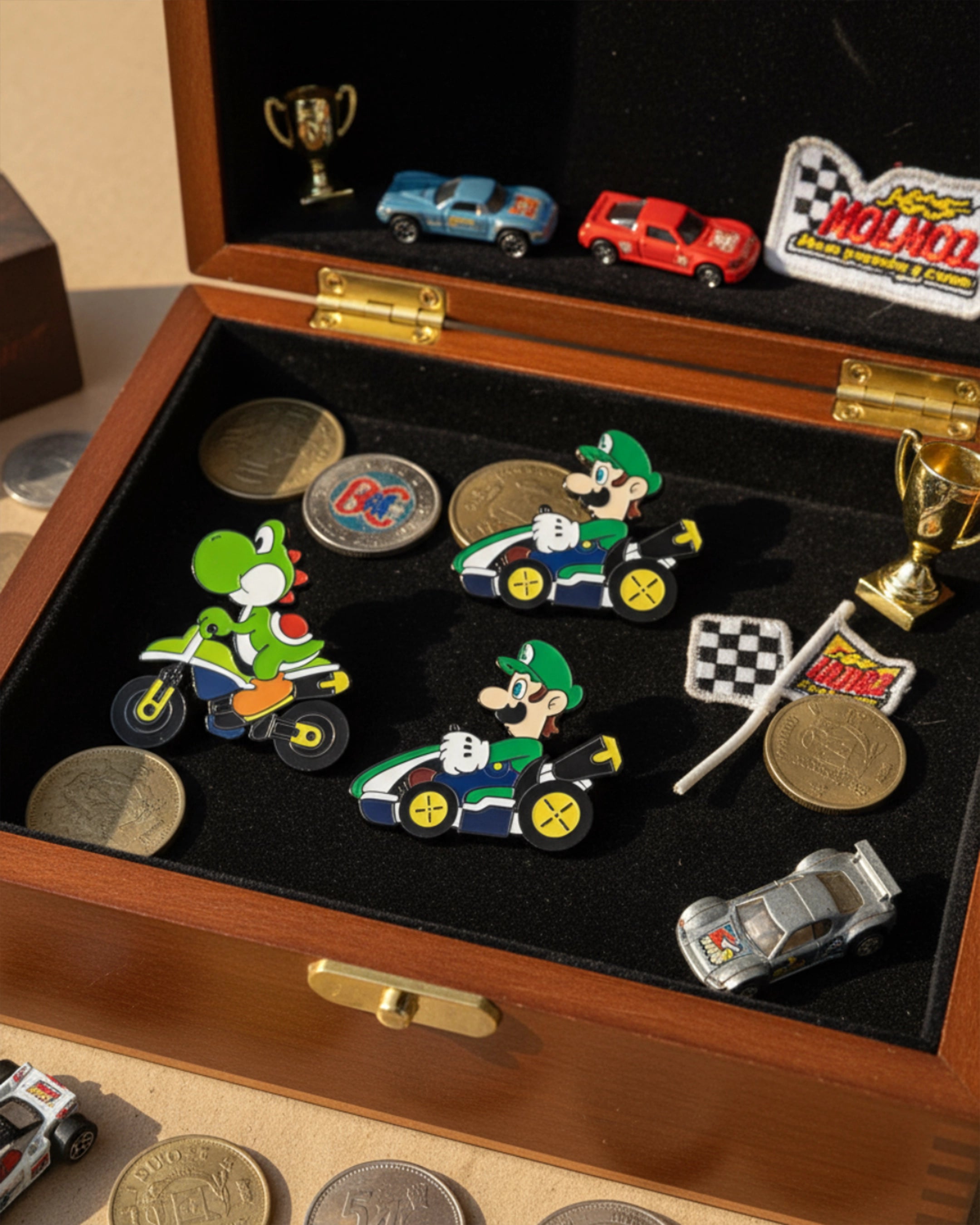 Pines Mario Kart - 3 Unidades