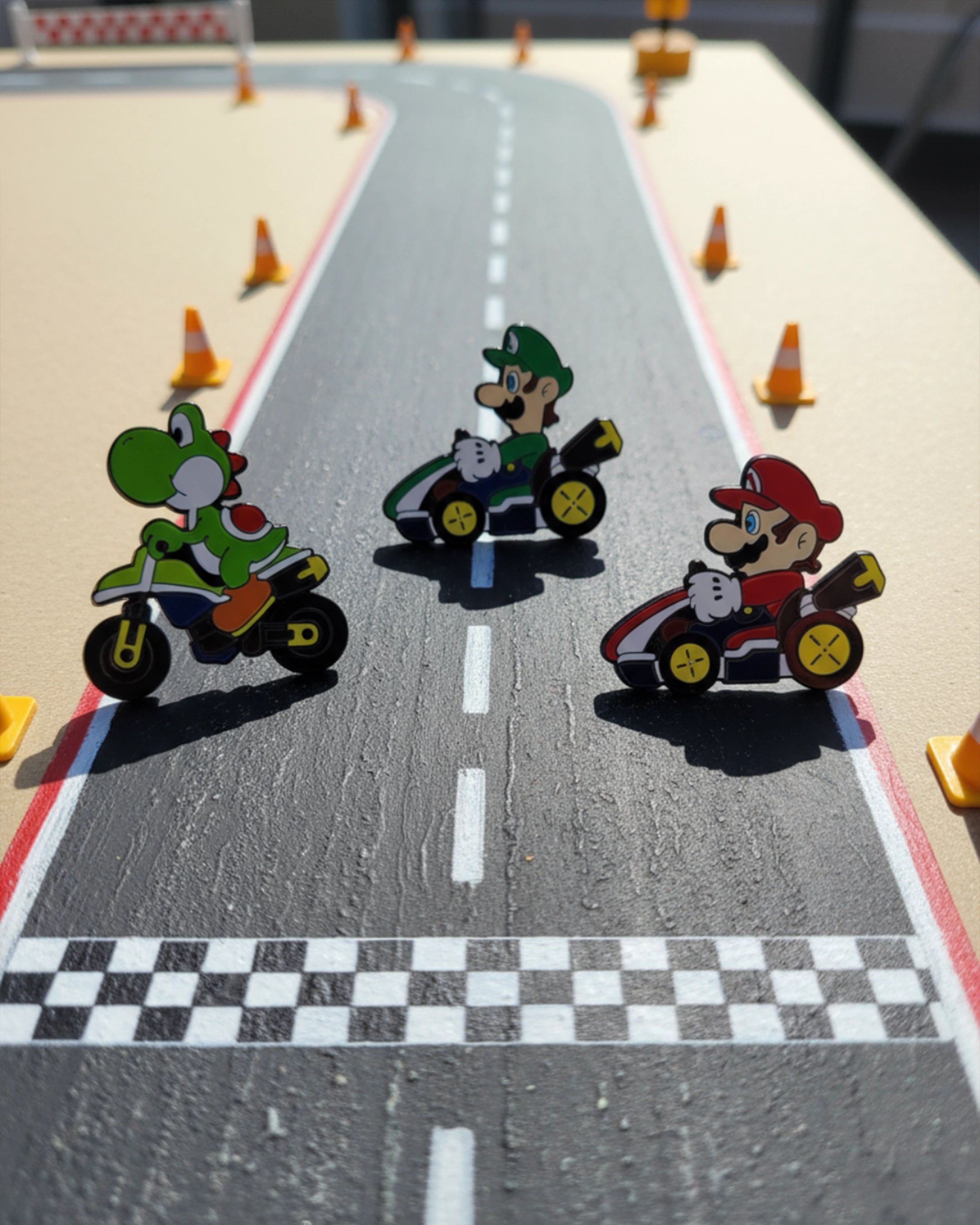 Pines Mario Kart - 3 Unidades