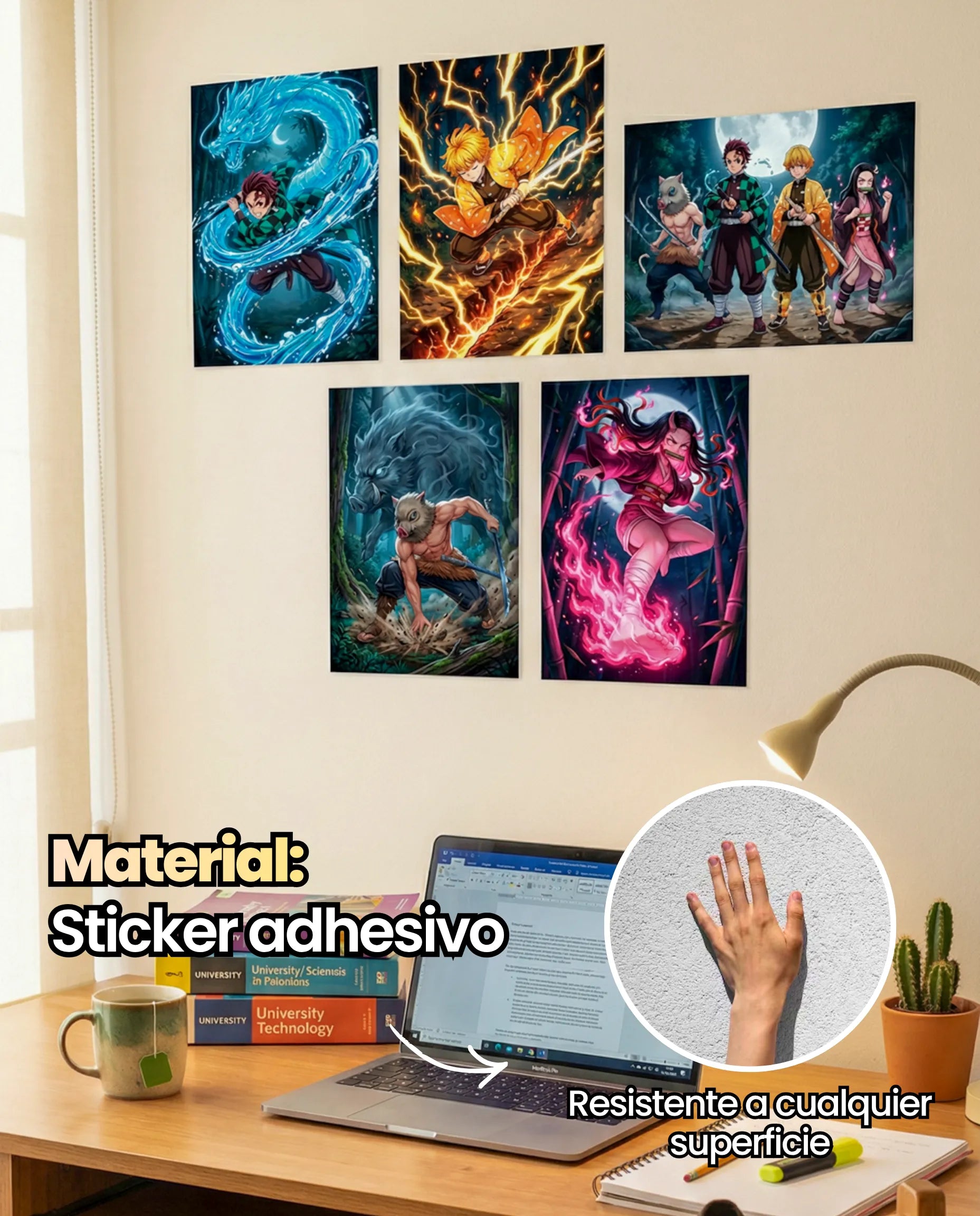 Set de 5 Paneles Anime – El Anime en tu Pared