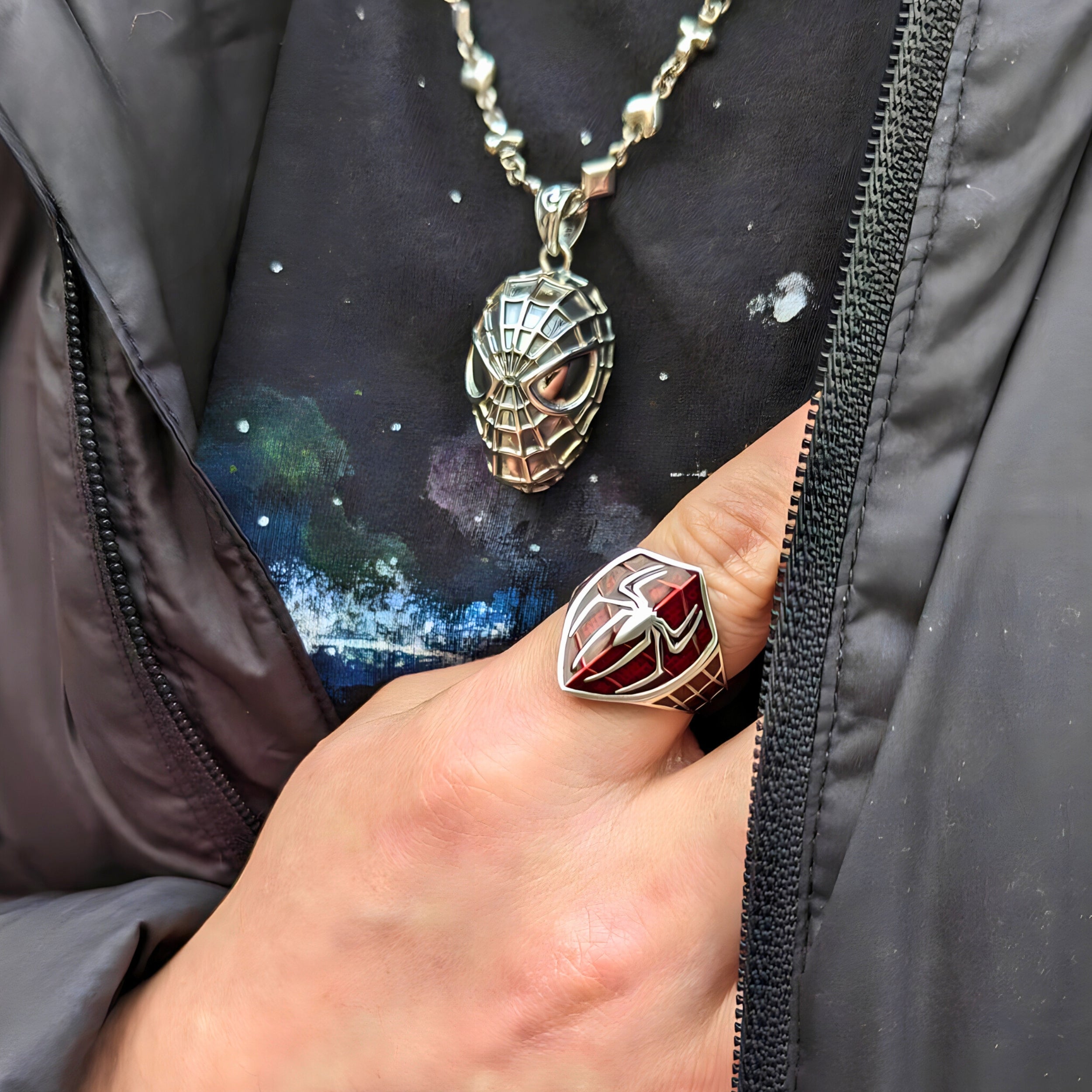Anillo Spider-Man Shield