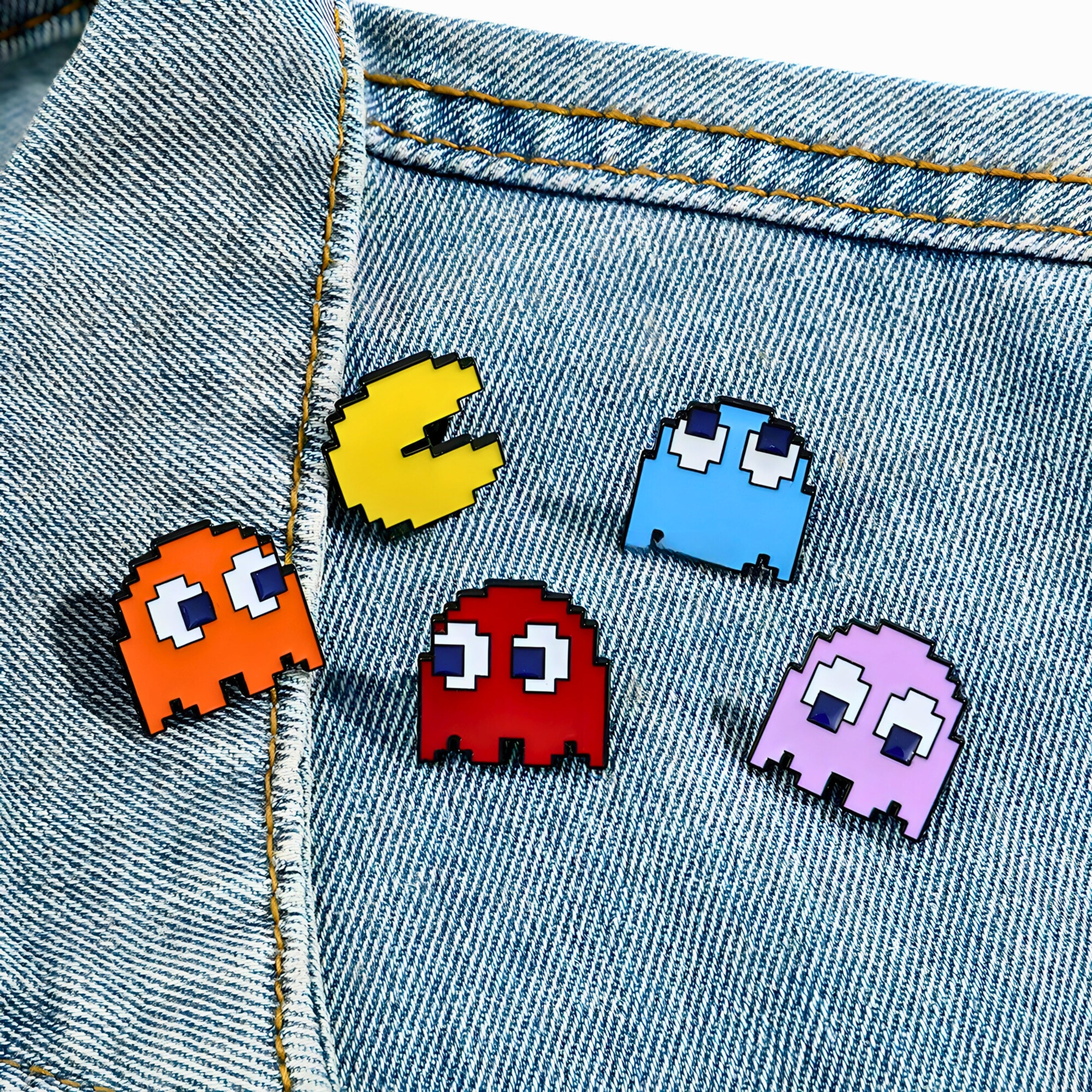 Pines Pac-Man - 5 Unidades