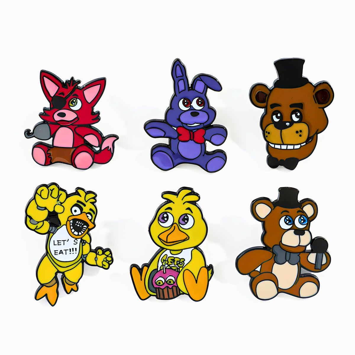Pines Five Nights at Freddy's - 6 Unidades
