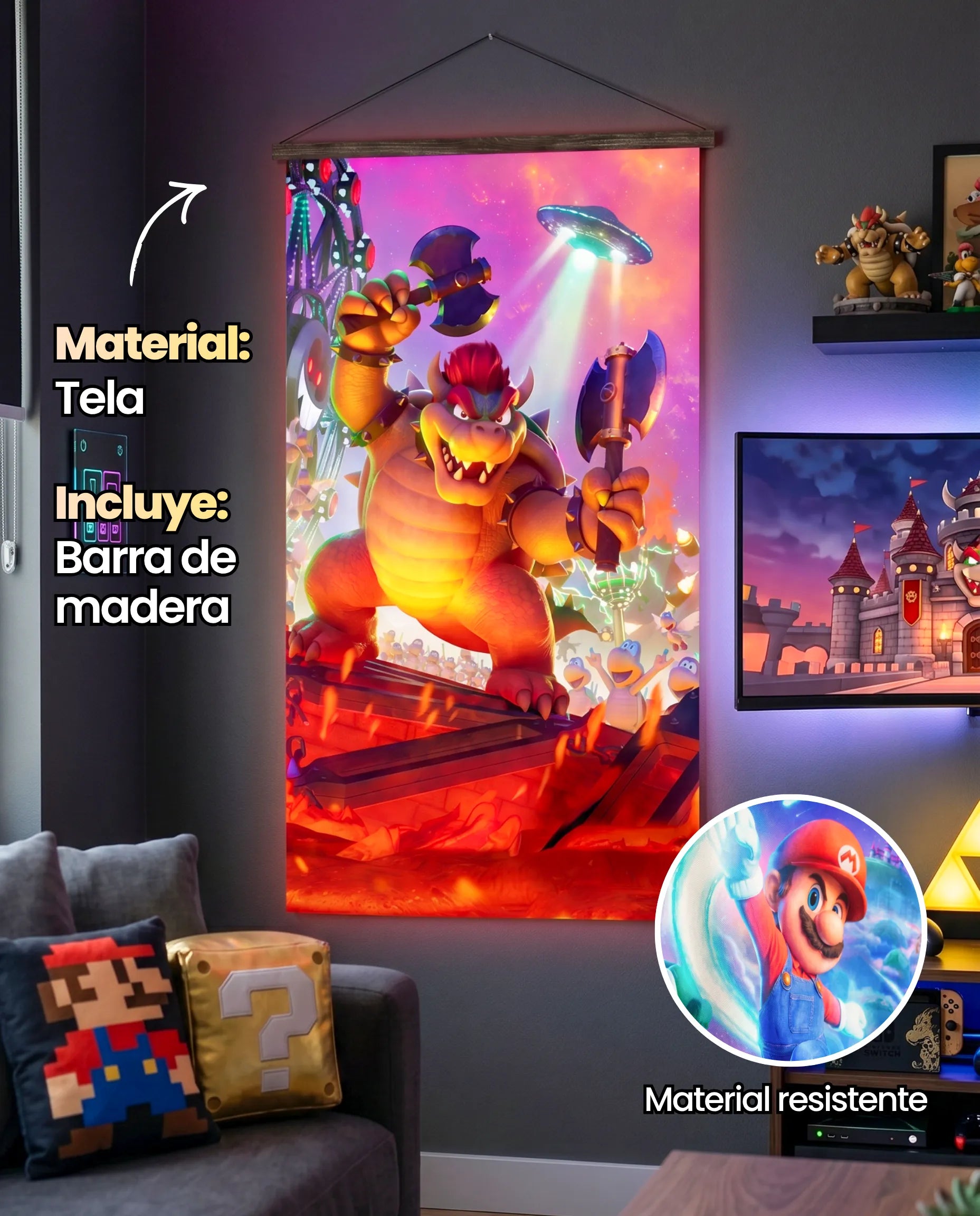 Pósters Mario Bros – Colección Estelar