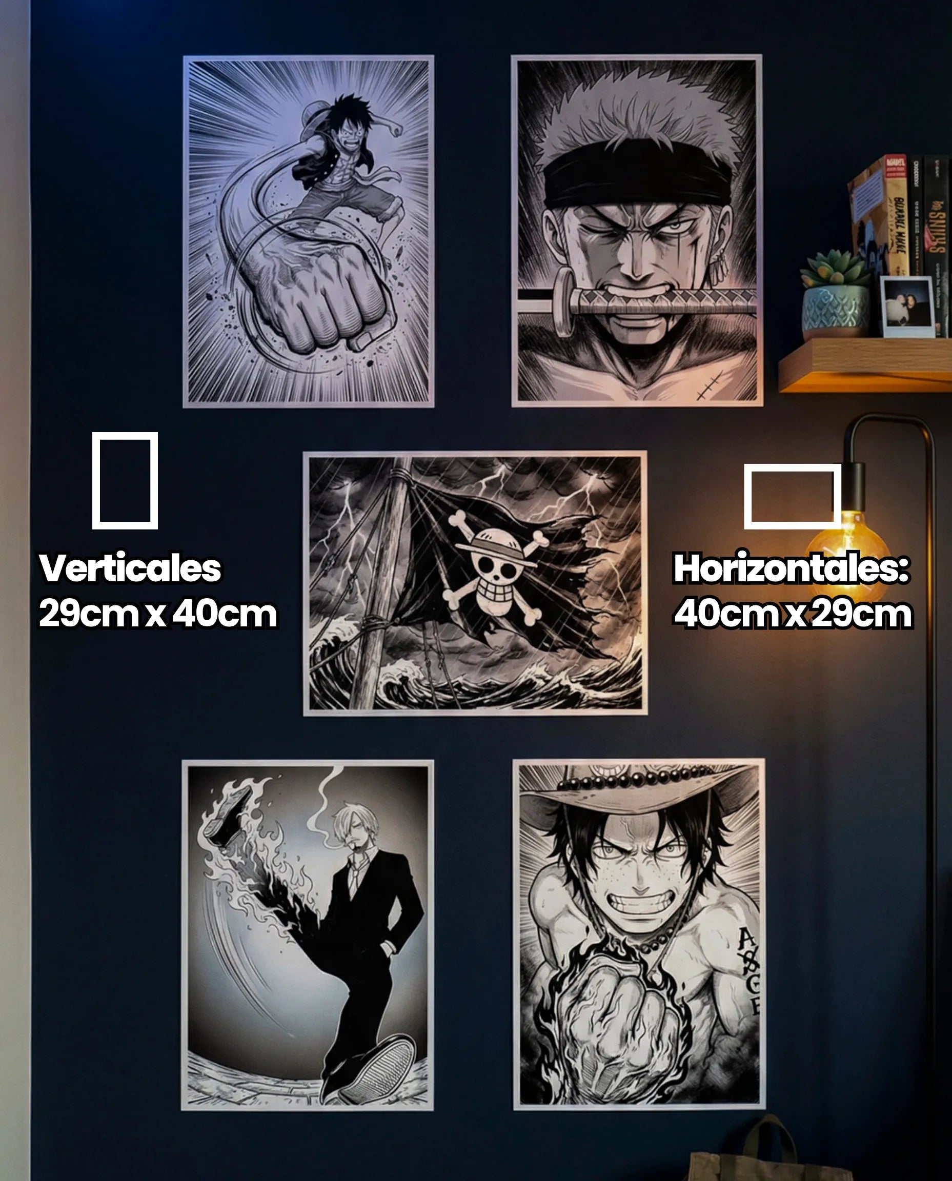 Set de 5 Paneles Manga – El Manga en tu Pared