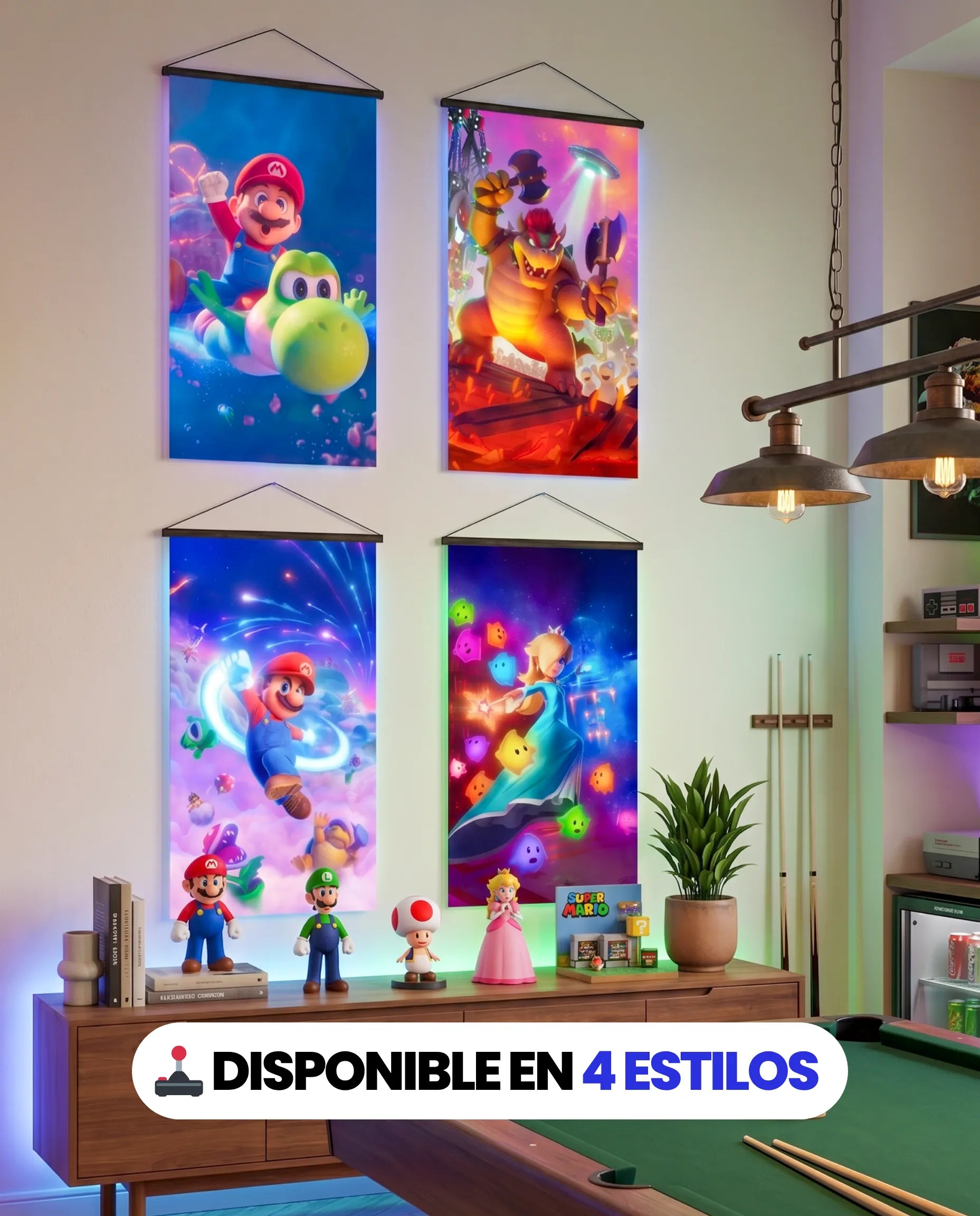 Pósters Mario Bros – Colección Estelar