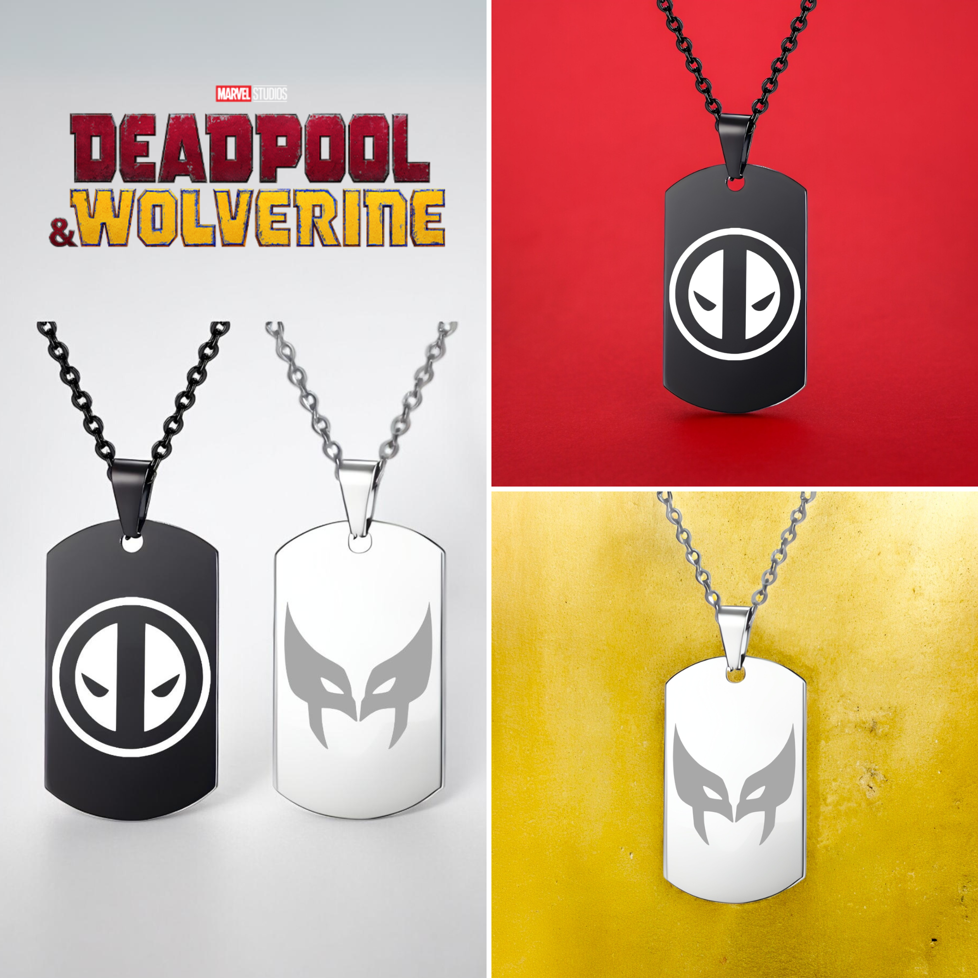 Collares Deadpool x Wolverine