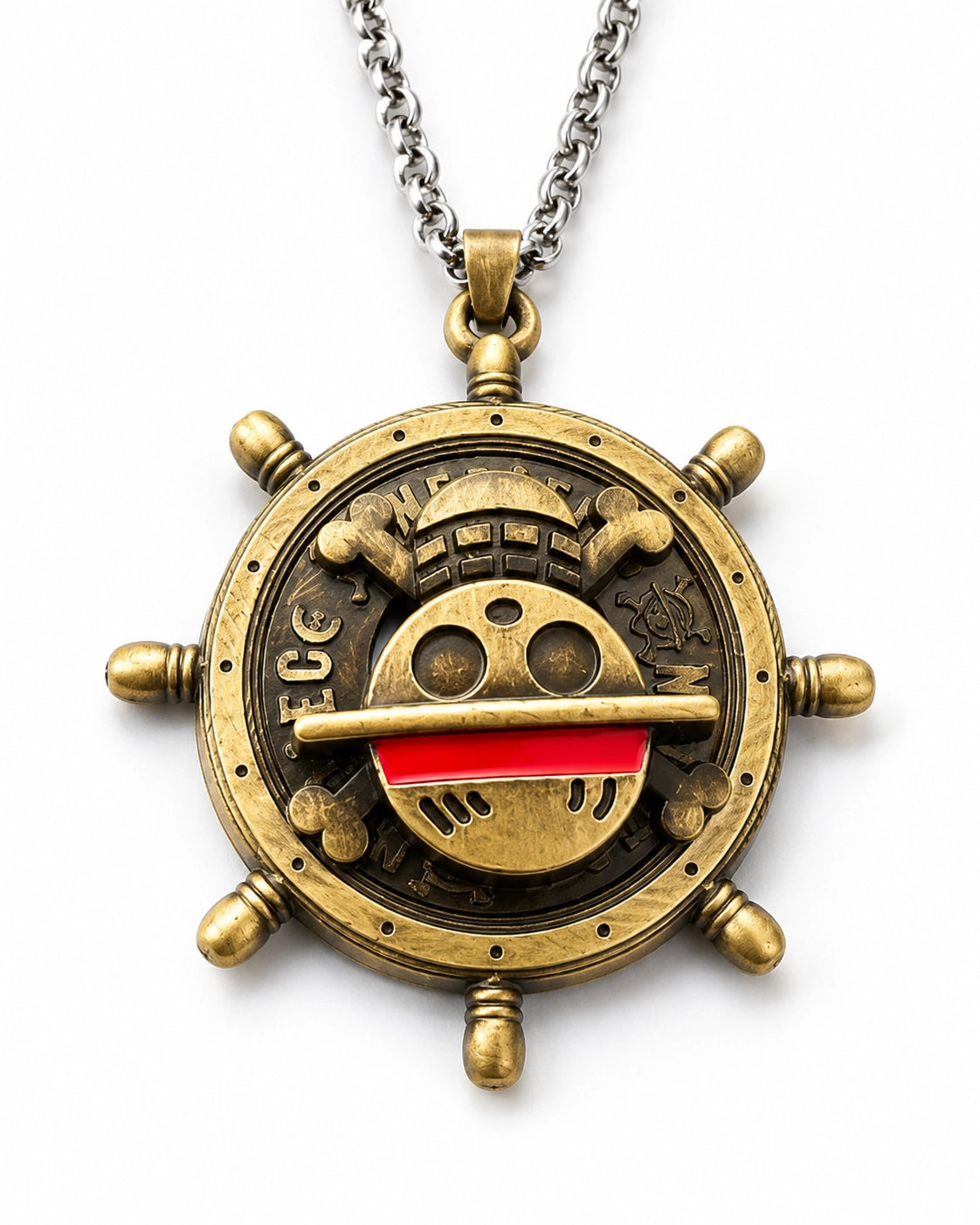 Collar Timón Pirata Giratorio – One Piece