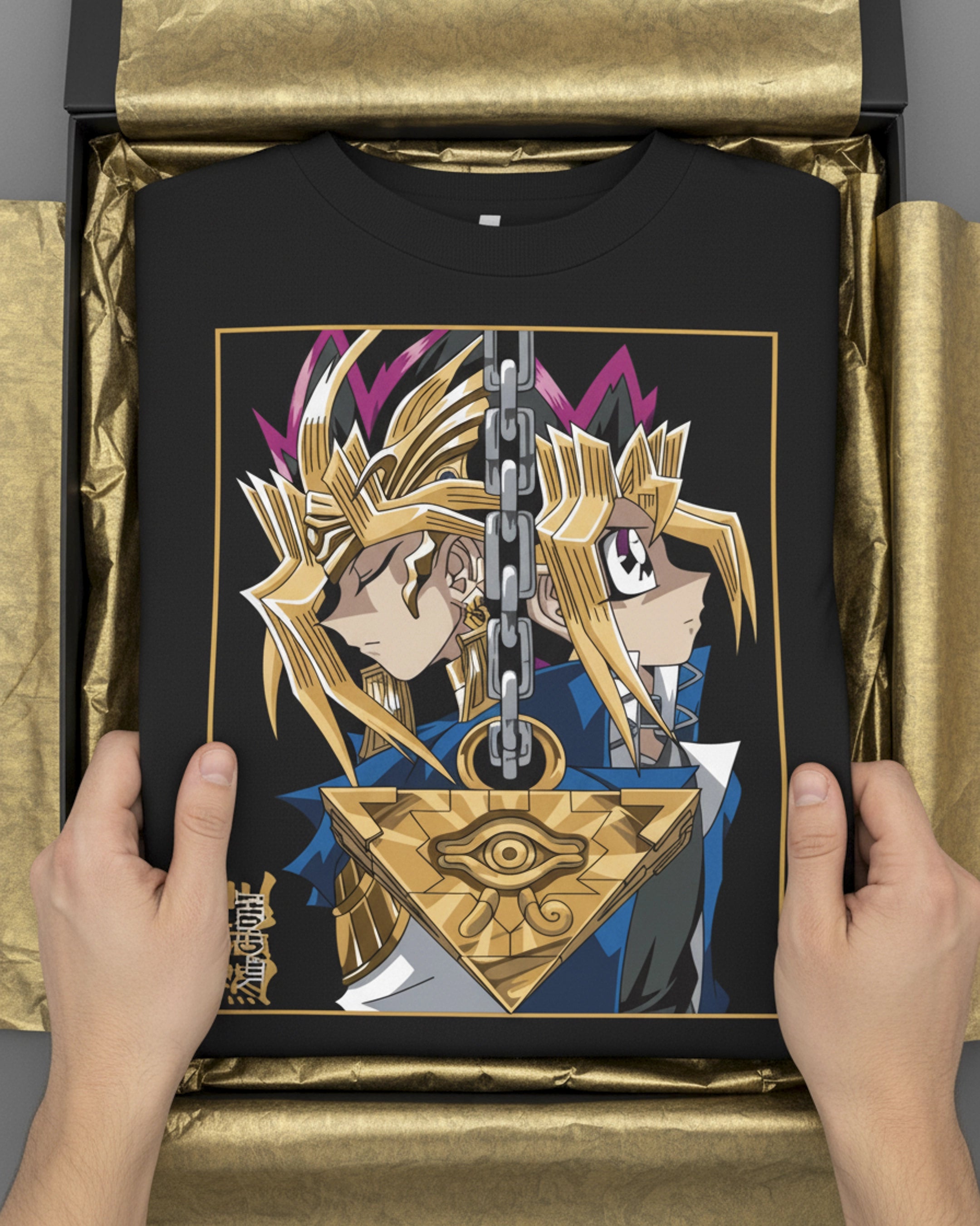 Playera Yu-Gi-Oh – Faraón & Yugi con Ojo del Milenio