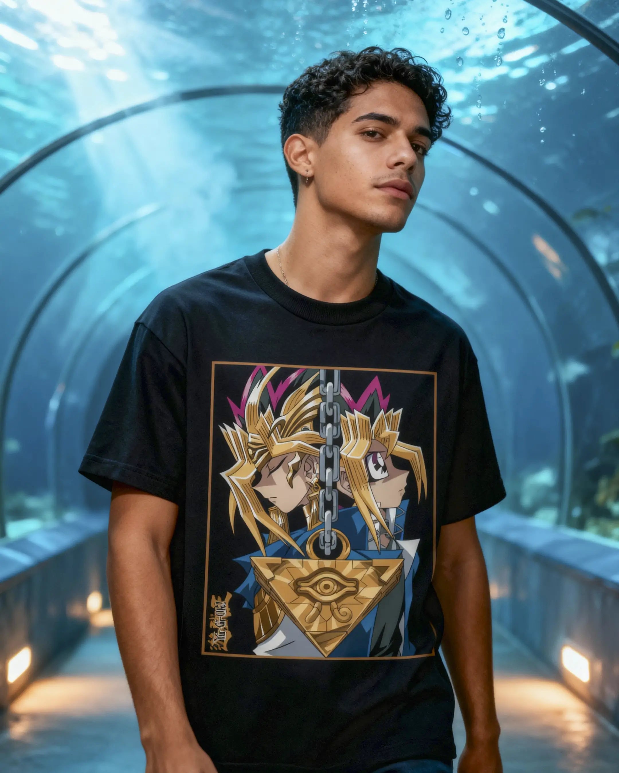 Playera Yu-Gi-Oh – Faraón & Yugi con Ojo del Milenio