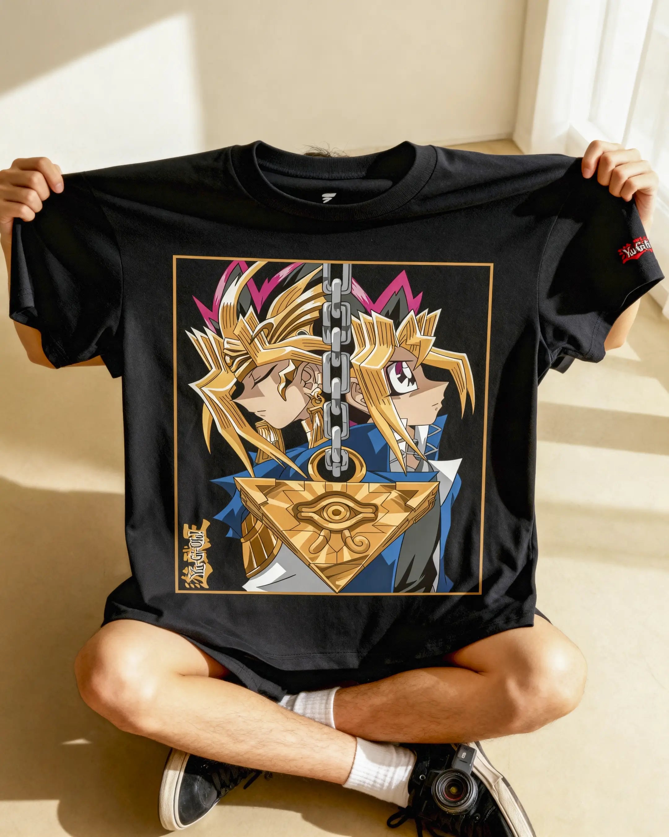 Playera Yu-Gi-Oh – Faraón & Yugi con Ojo del Milenio