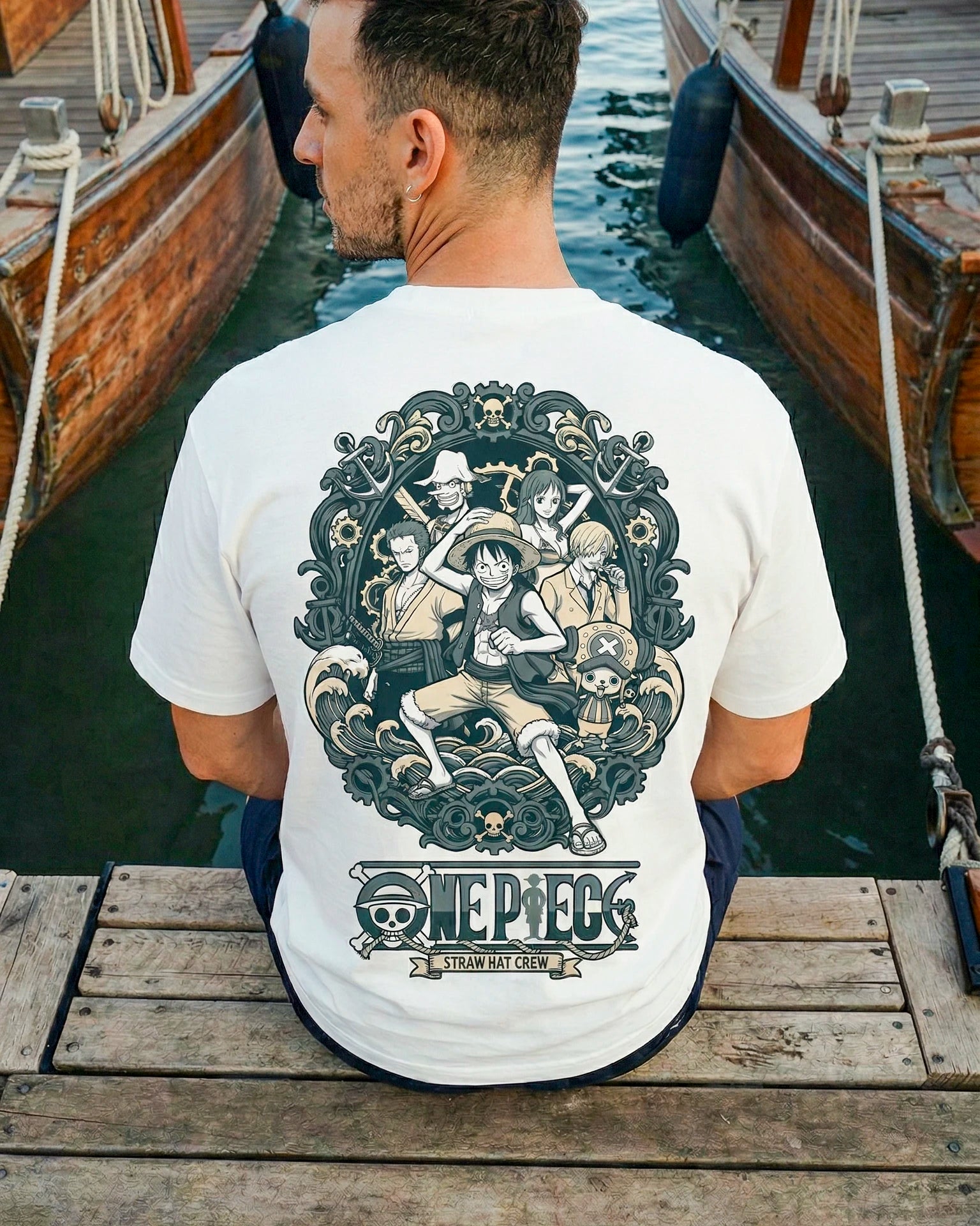 Playera Mugiwara Sraw Hat Crew – One Piece
