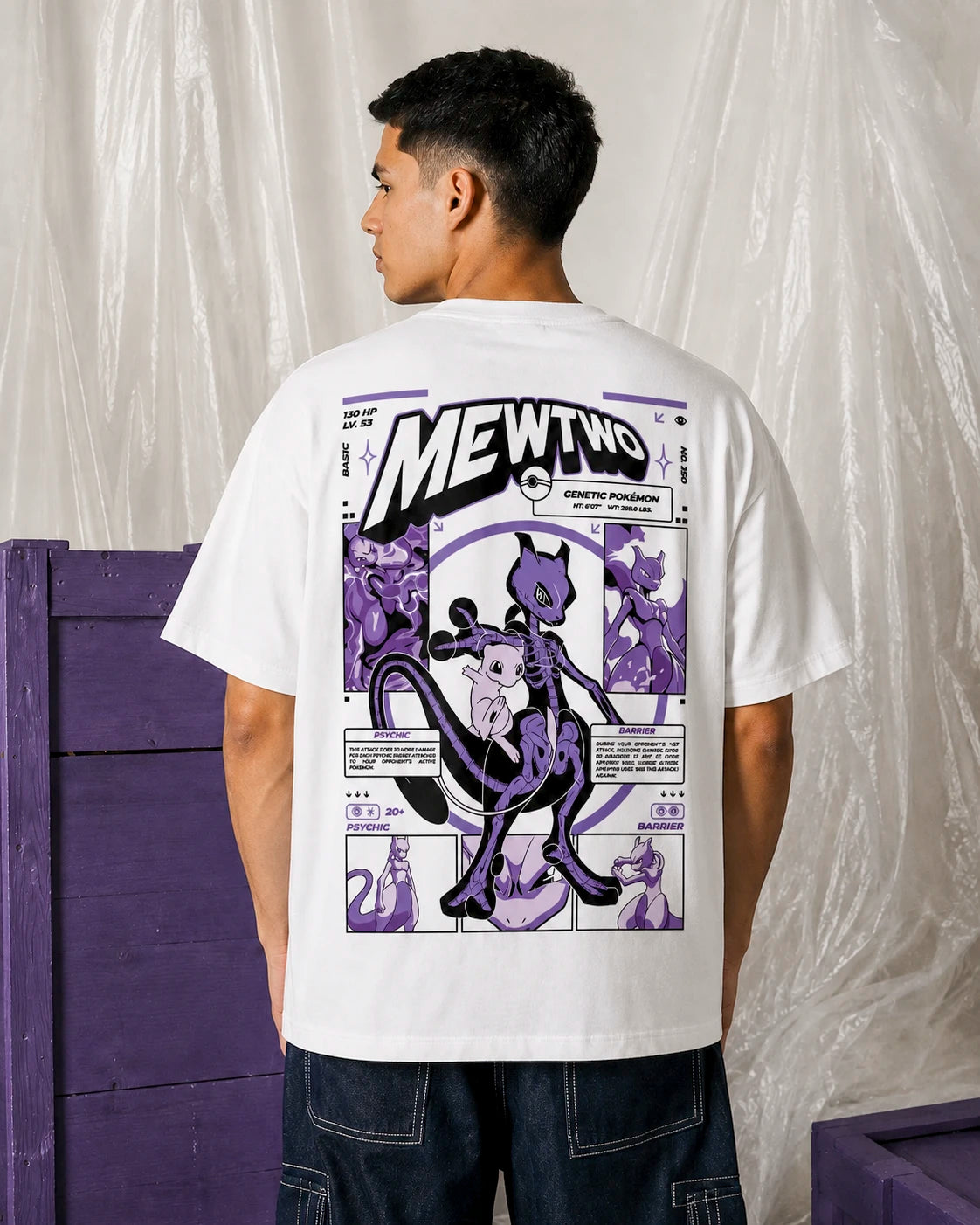 Playera Pokémon – Mewtwo Psychic