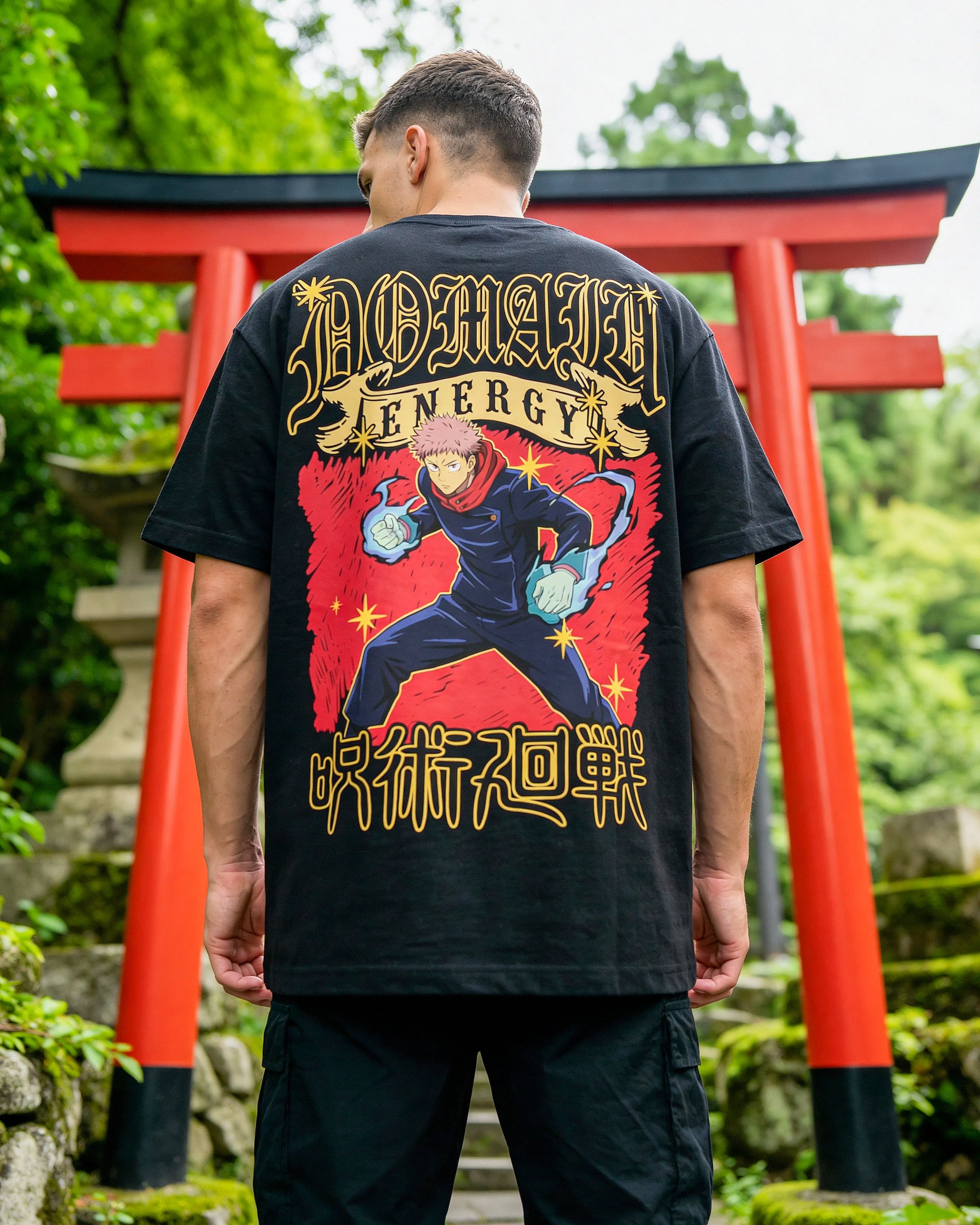 Playera Domain Energy – Jujutsu Kaisen