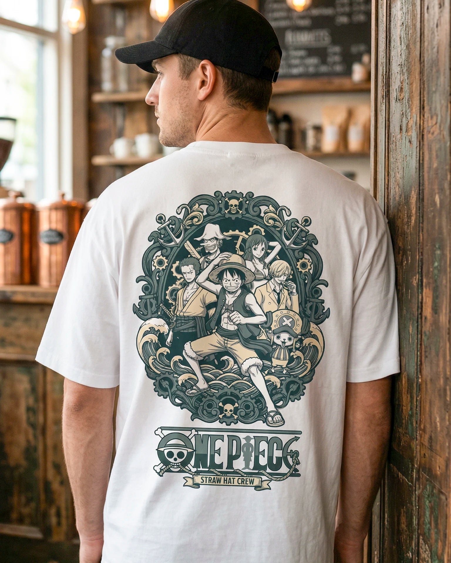 Playera Mugiwara Sraw Hat Crew – One Piece