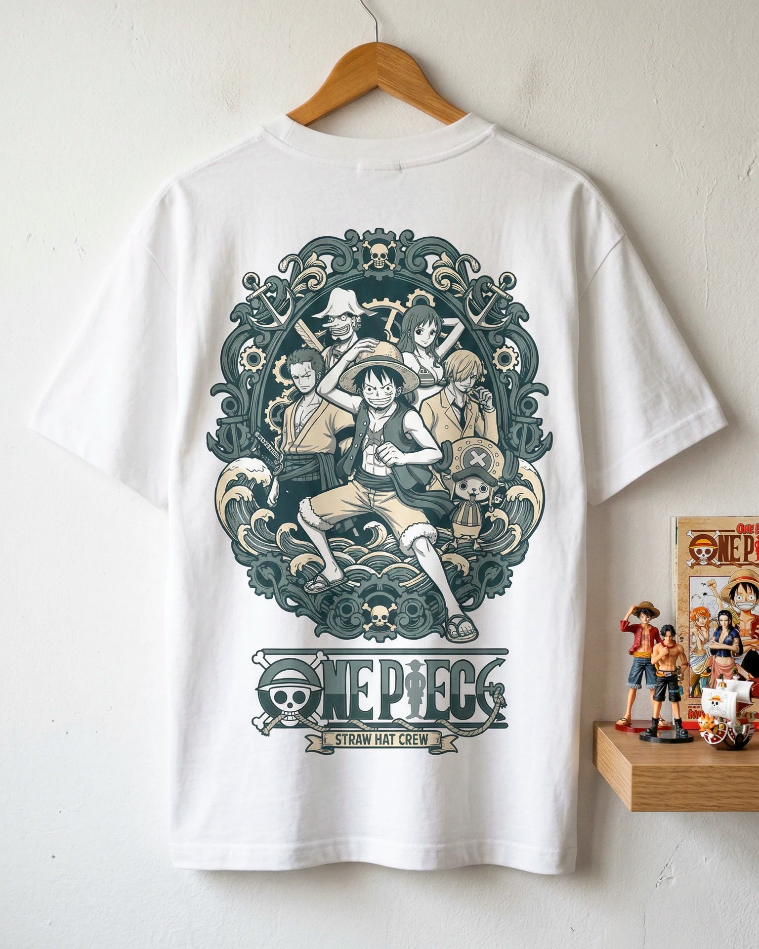 Playera Mugiwara Sraw Hat Crew – One Piece