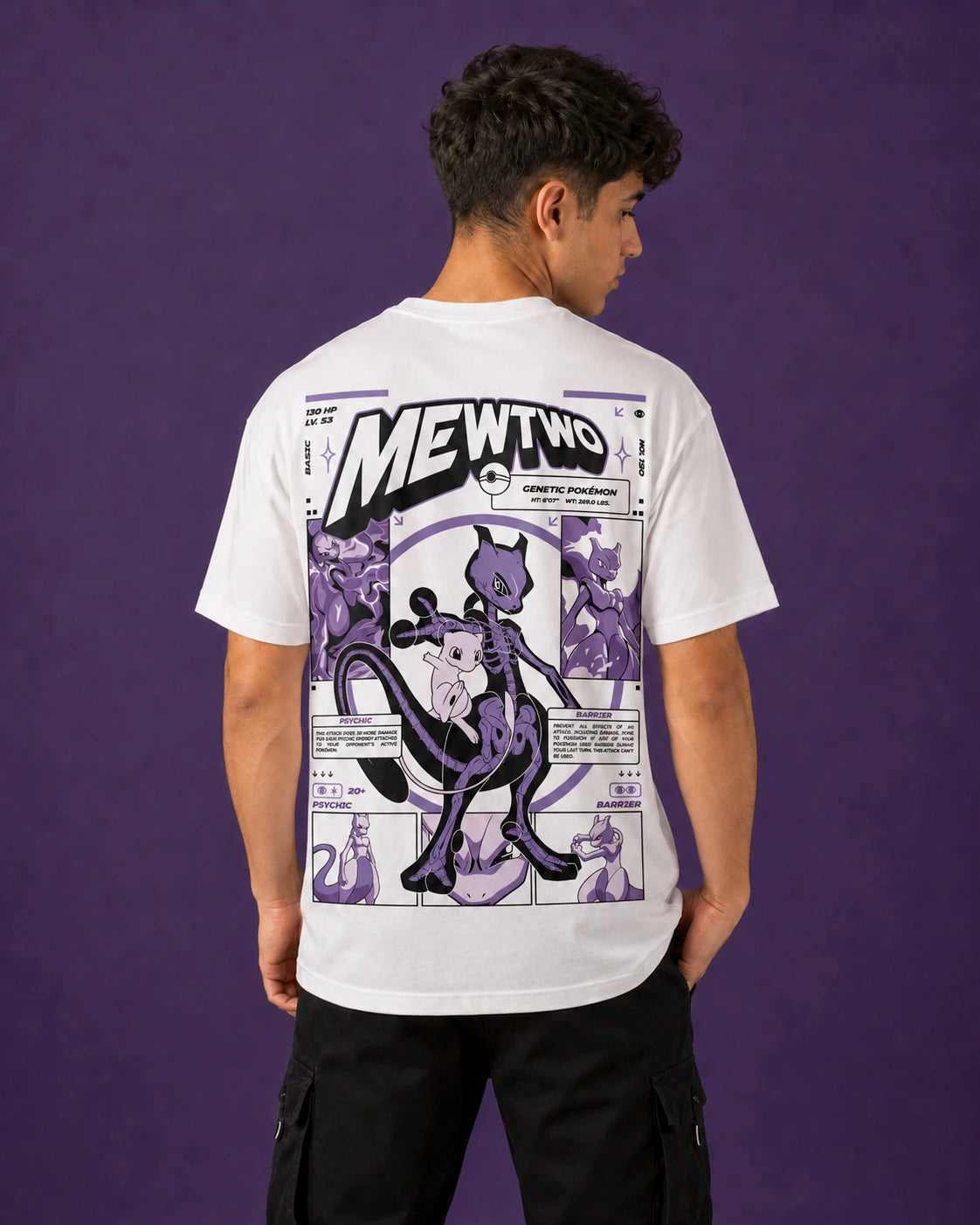 Playera Pokémon – Mewtwo Psychic