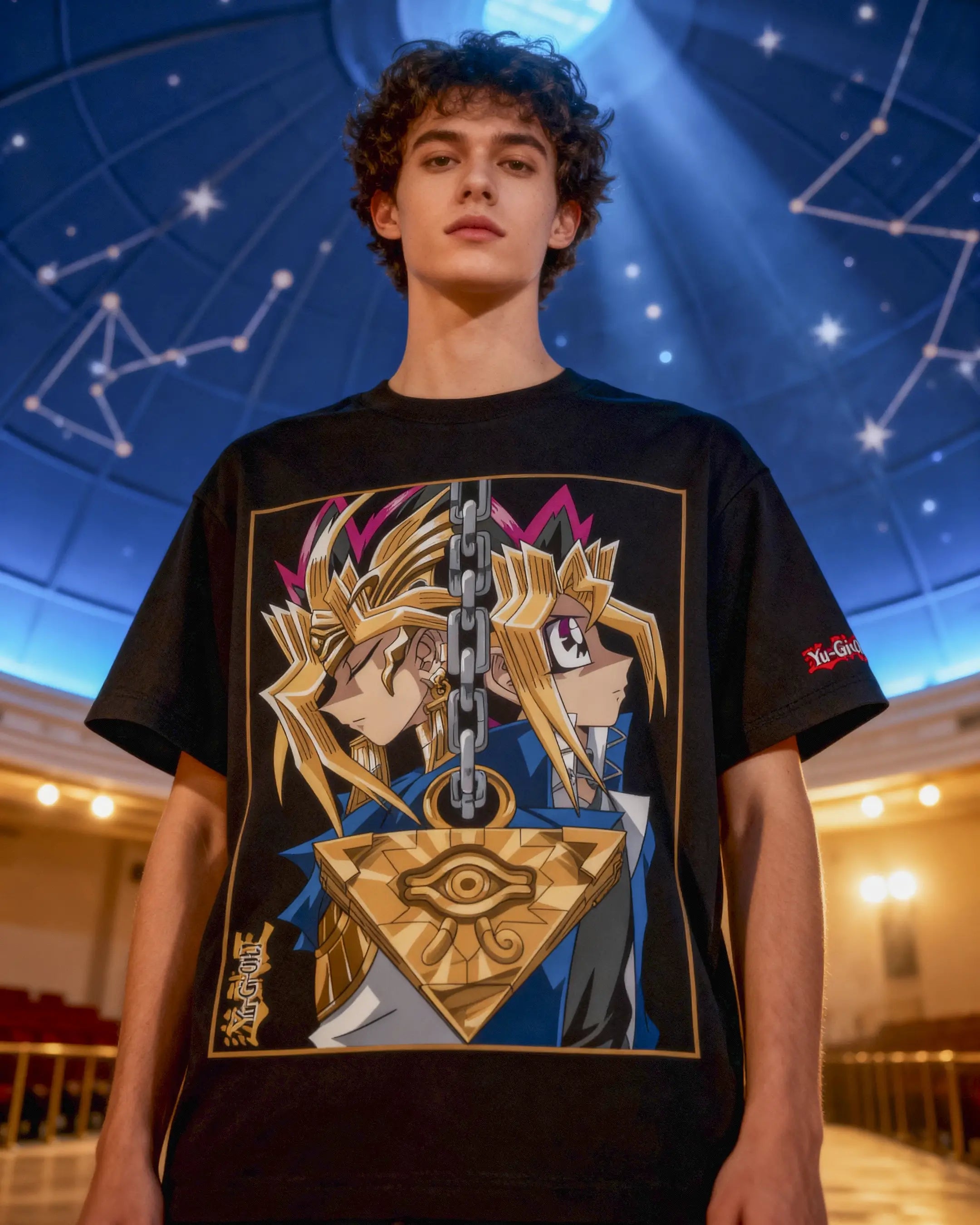 Playera Yu-Gi-Oh – Faraón & Yugi con Ojo del Milenio