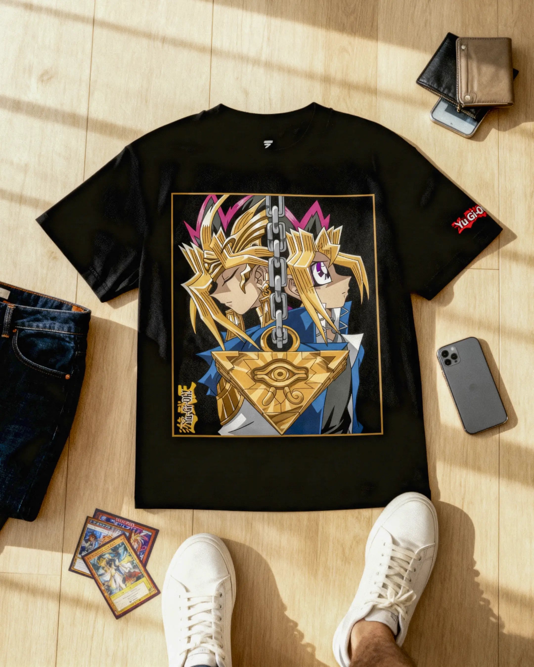Playera Yu-Gi-Oh – Faraón & Yugi con Ojo del Milenio