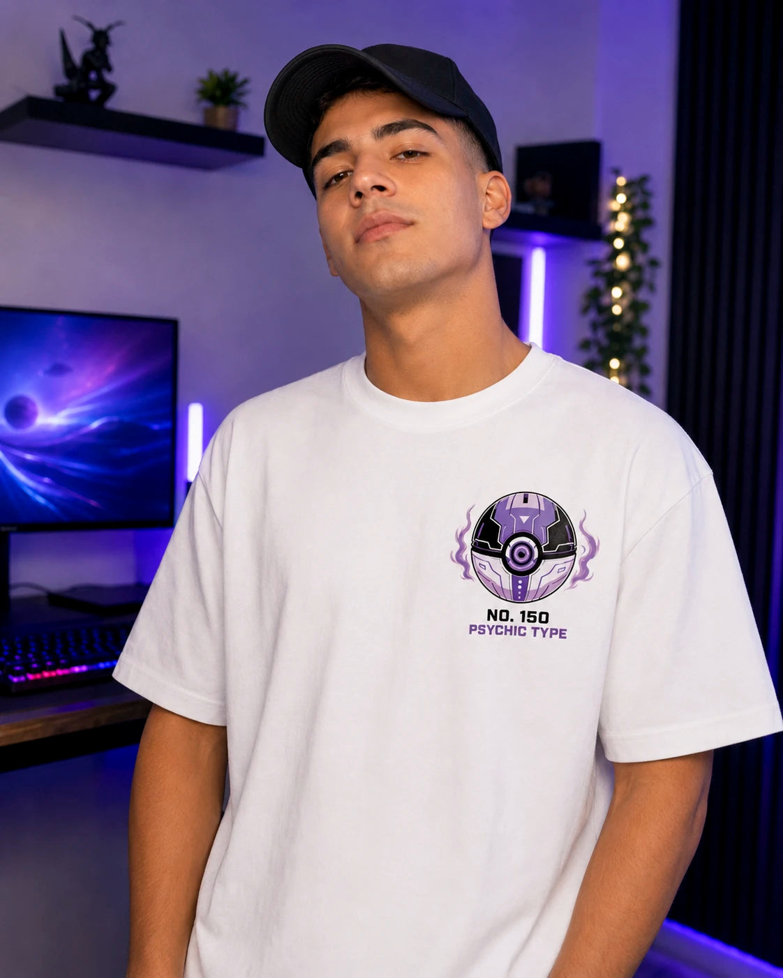 Playera Pokémon – Mewtwo Psychic
