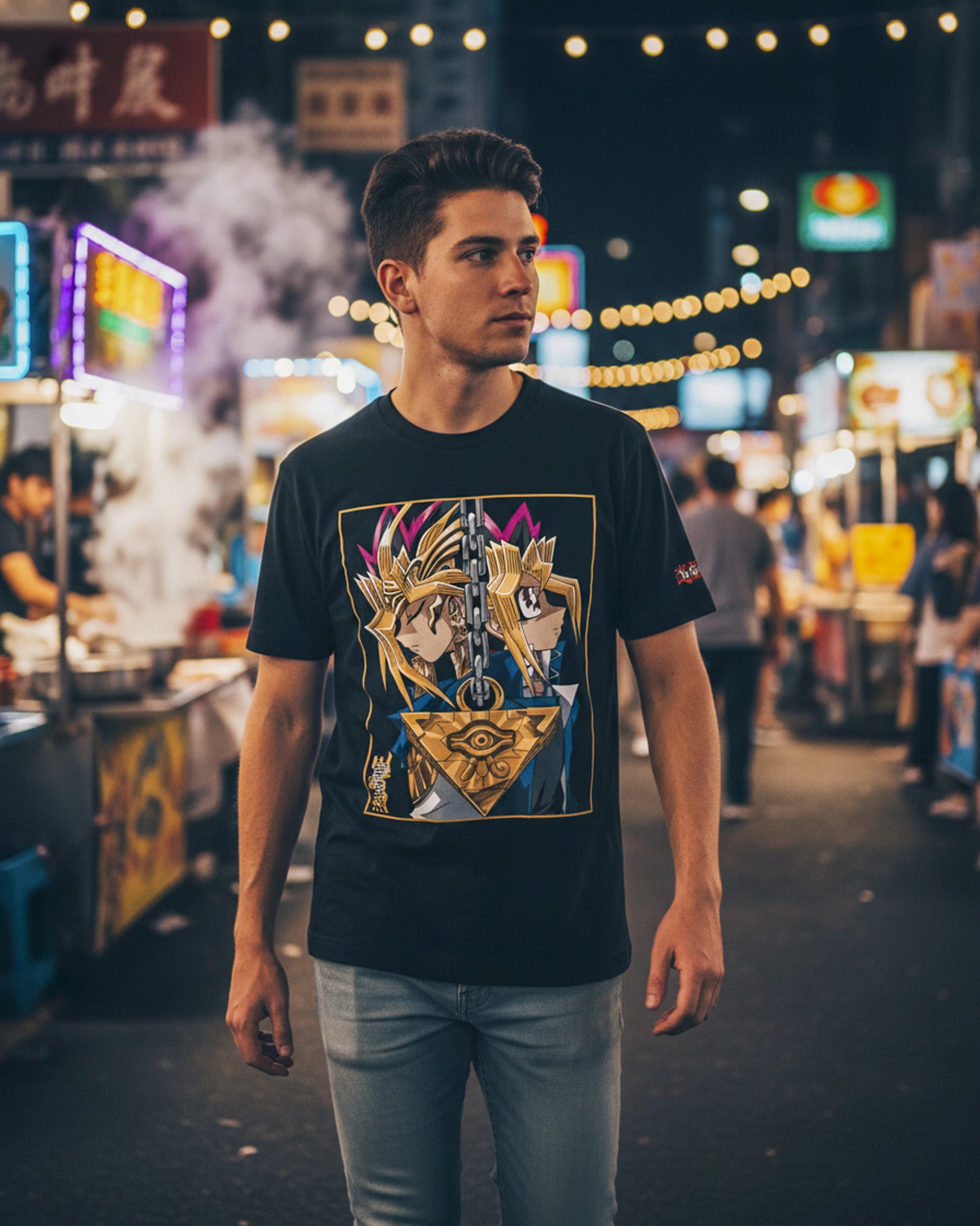 Playera Yu-Gi-Oh – Faraón & Yugi con Ojo del Milenio