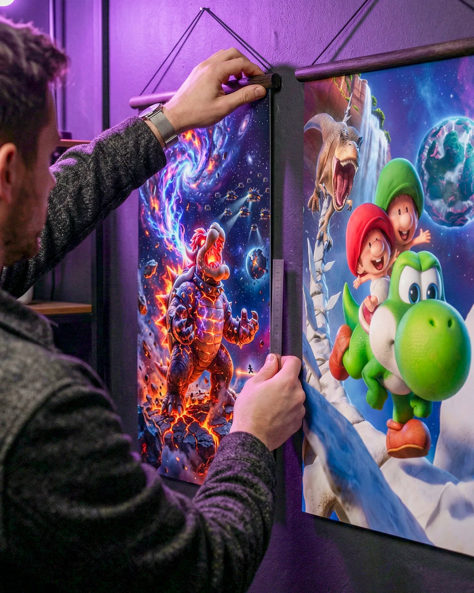 Pósters Mario Bros – Colección Mario Galaxy