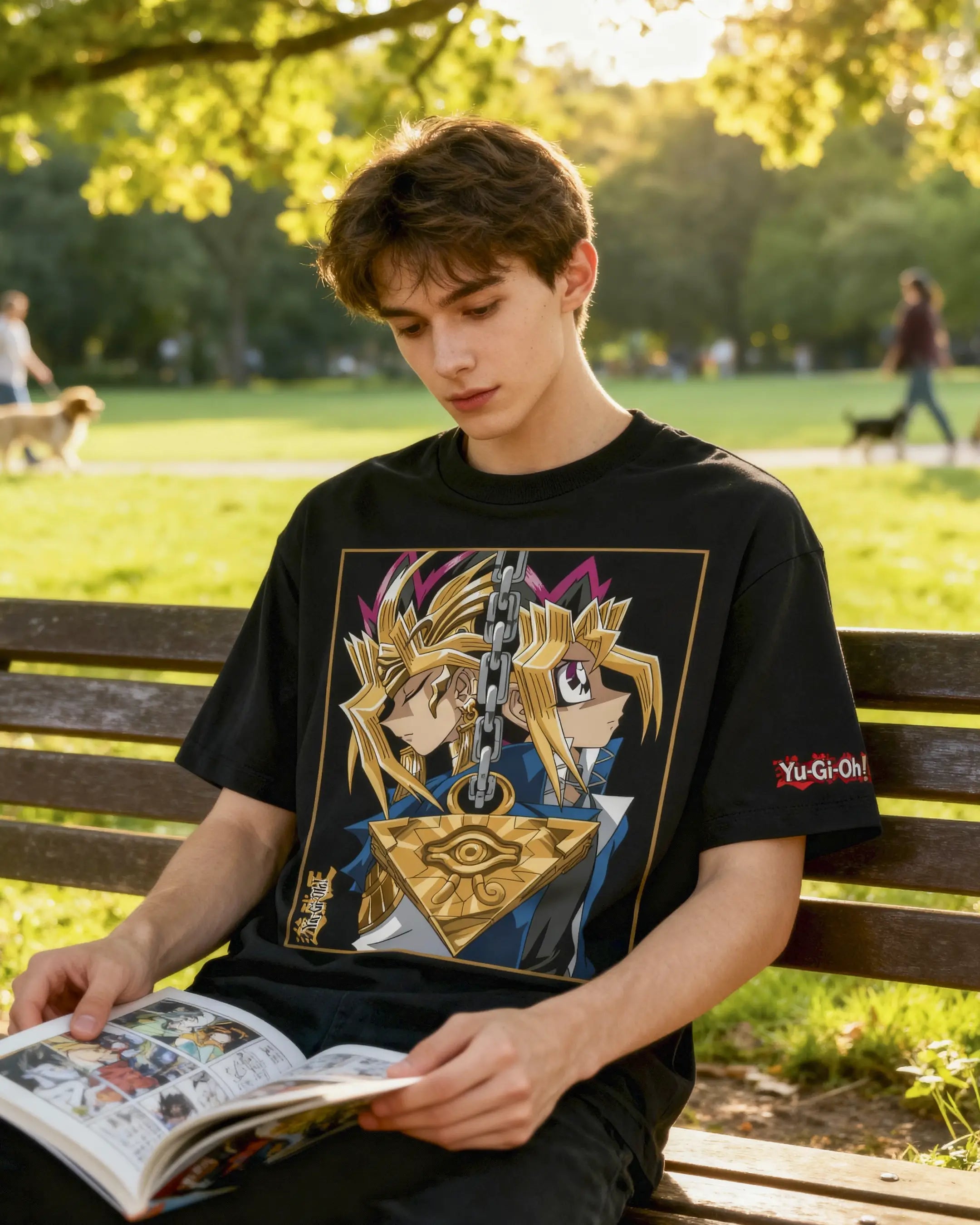 Playera Yu-Gi-Oh – Faraón & Yugi con Ojo del Milenio