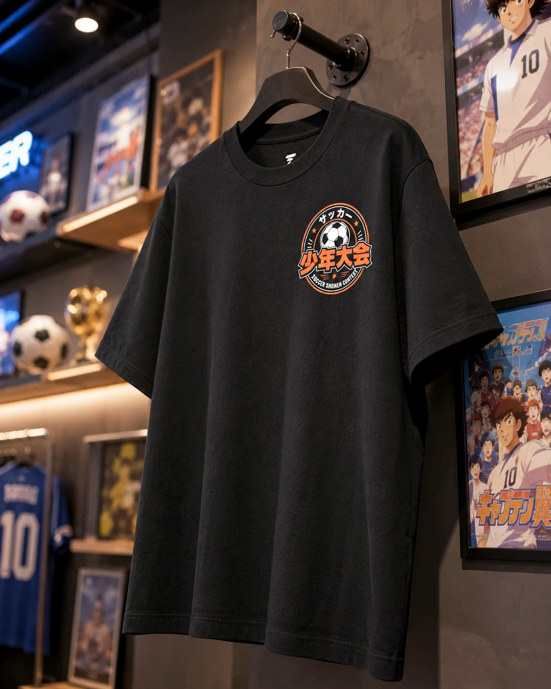 Playera Goku, Luffy y Naruto – Edición Fútbol