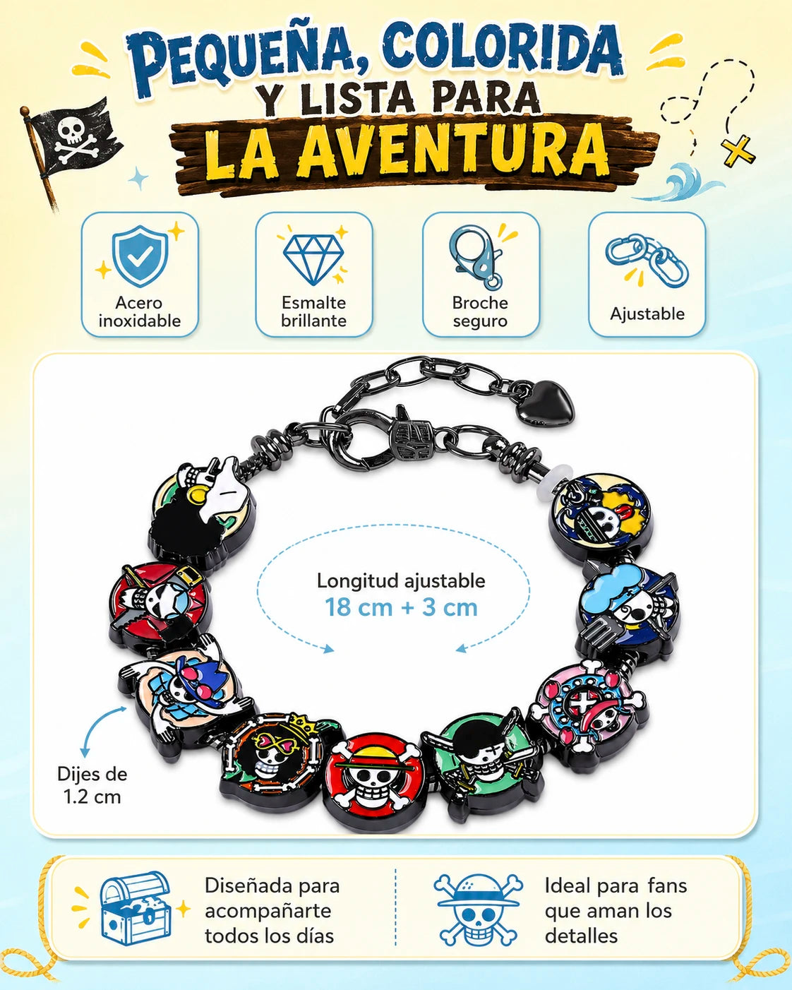 Pulsera One Piece – Nakamas