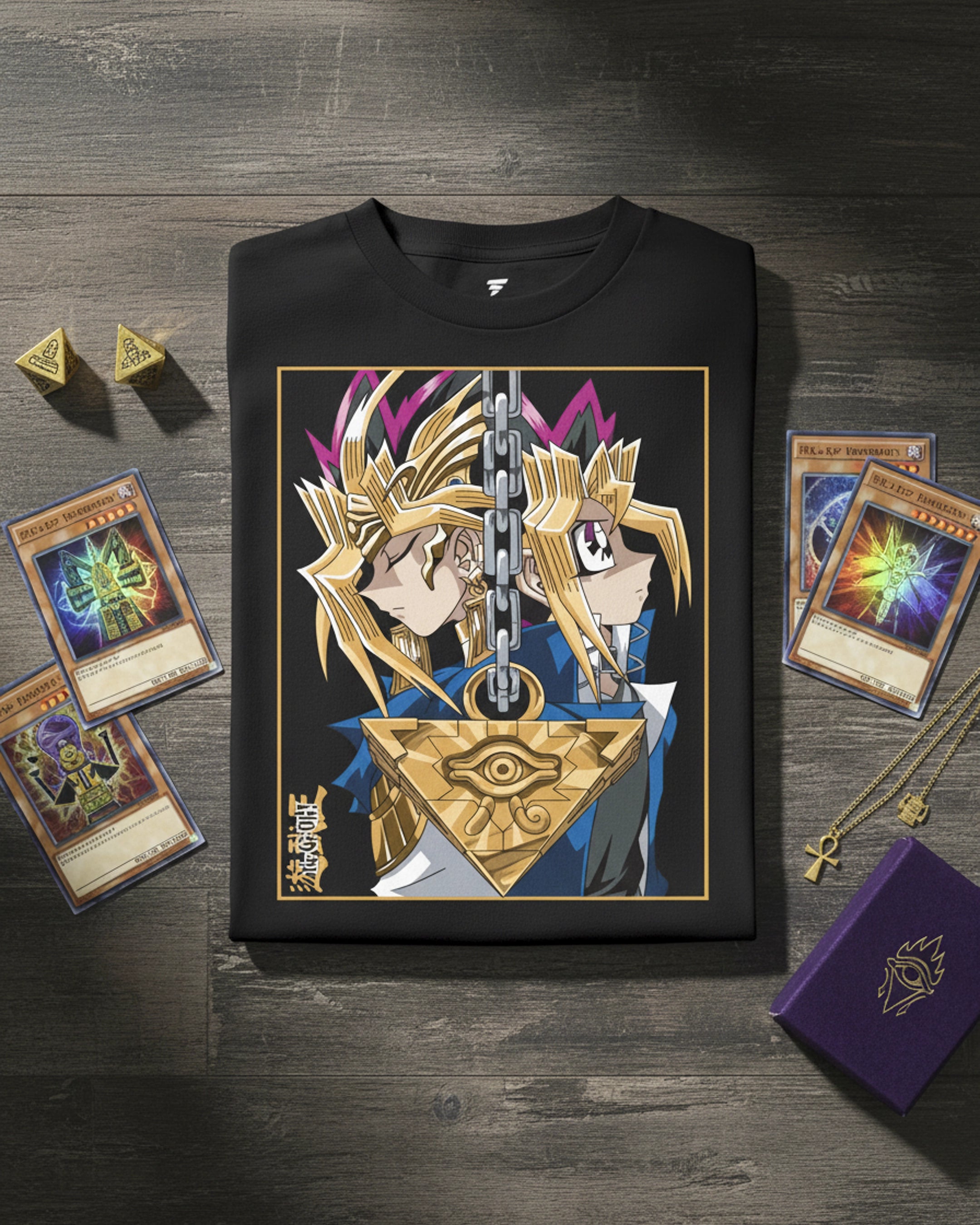Playera Yu-Gi-Oh – Faraón & Yugi con Ojo del Milenio