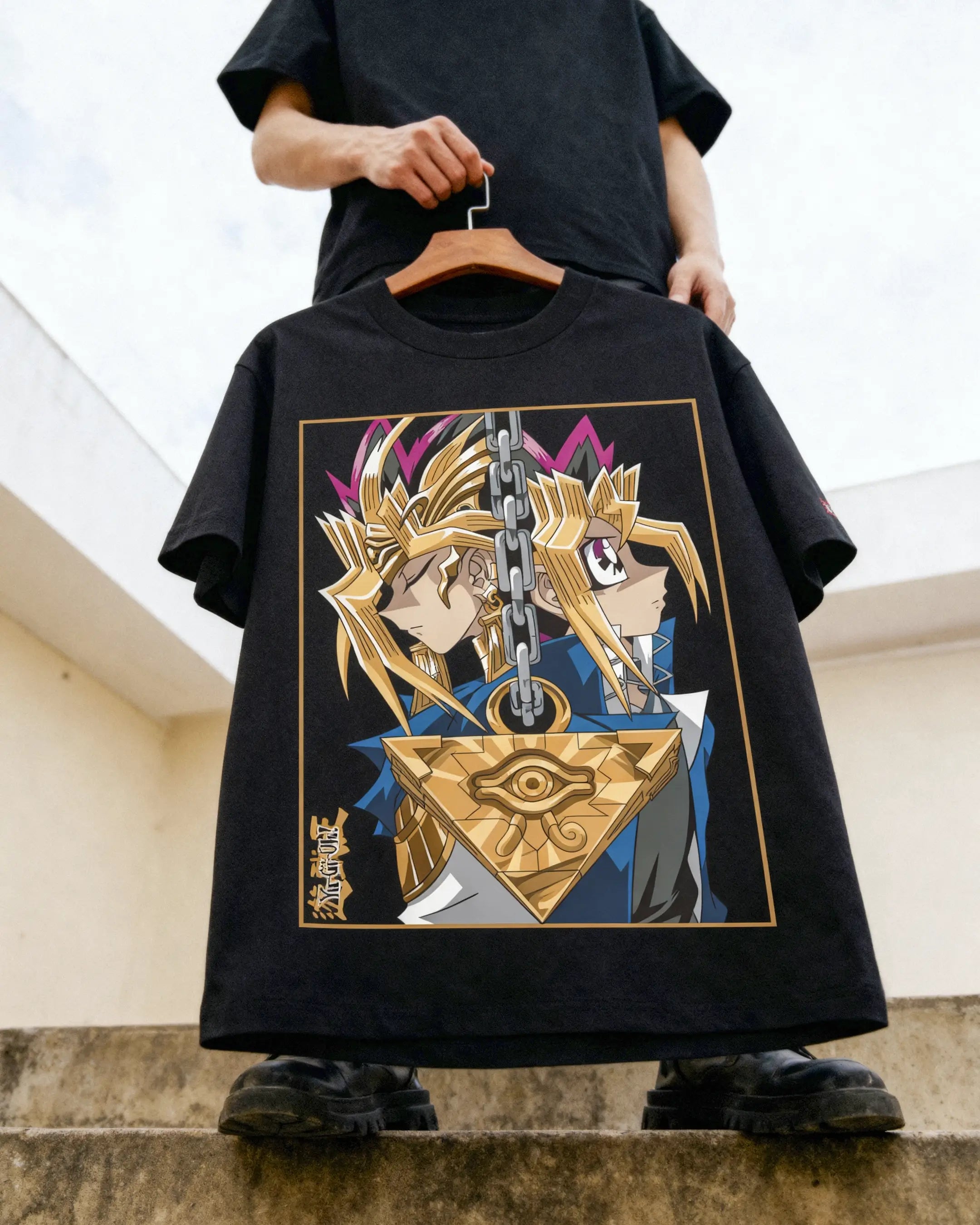 Playera Yu-Gi-Oh – Faraón & Yugi con Ojo del Milenio