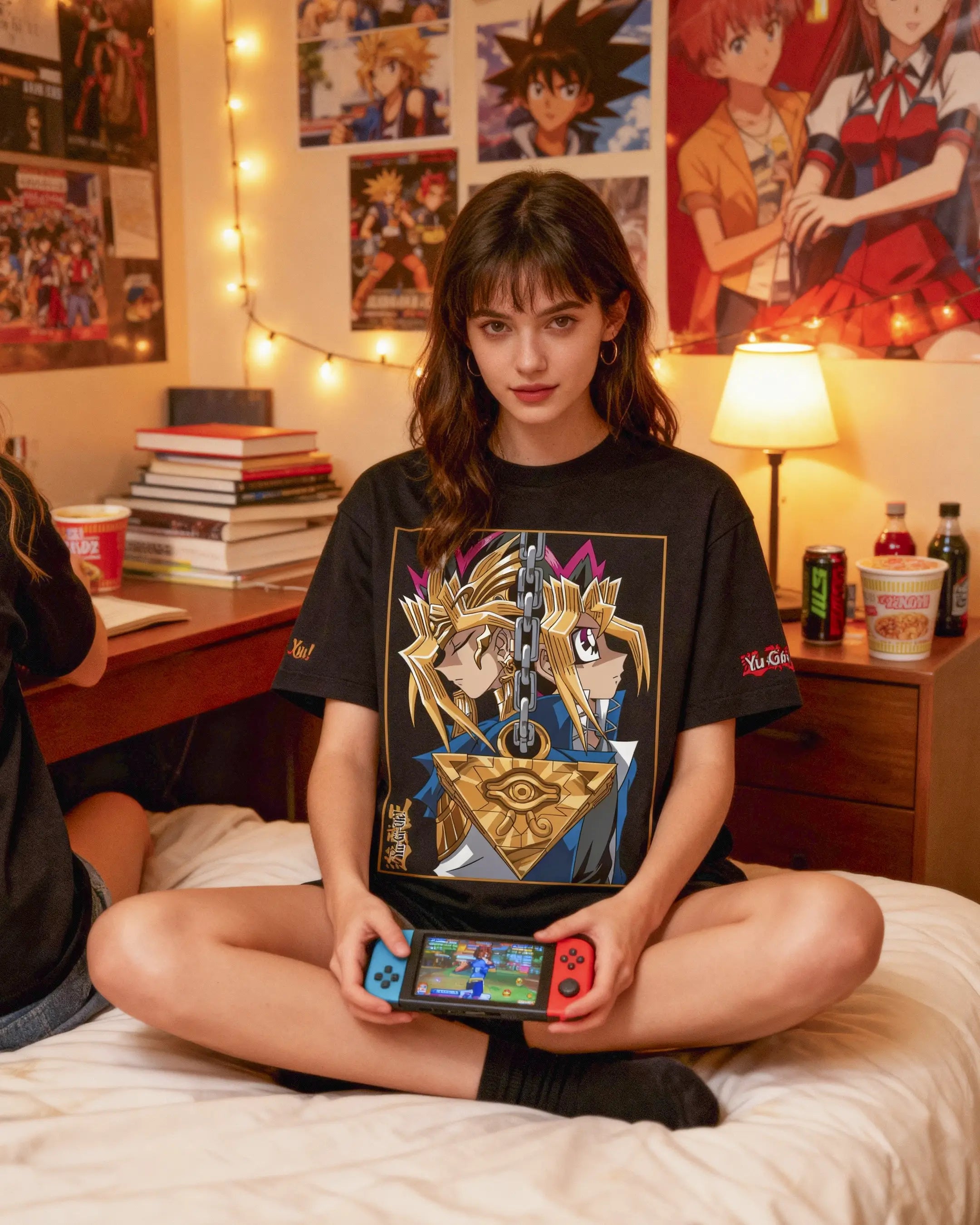 Playera Yu-Gi-Oh – Faraón & Yugi con Ojo del Milenio