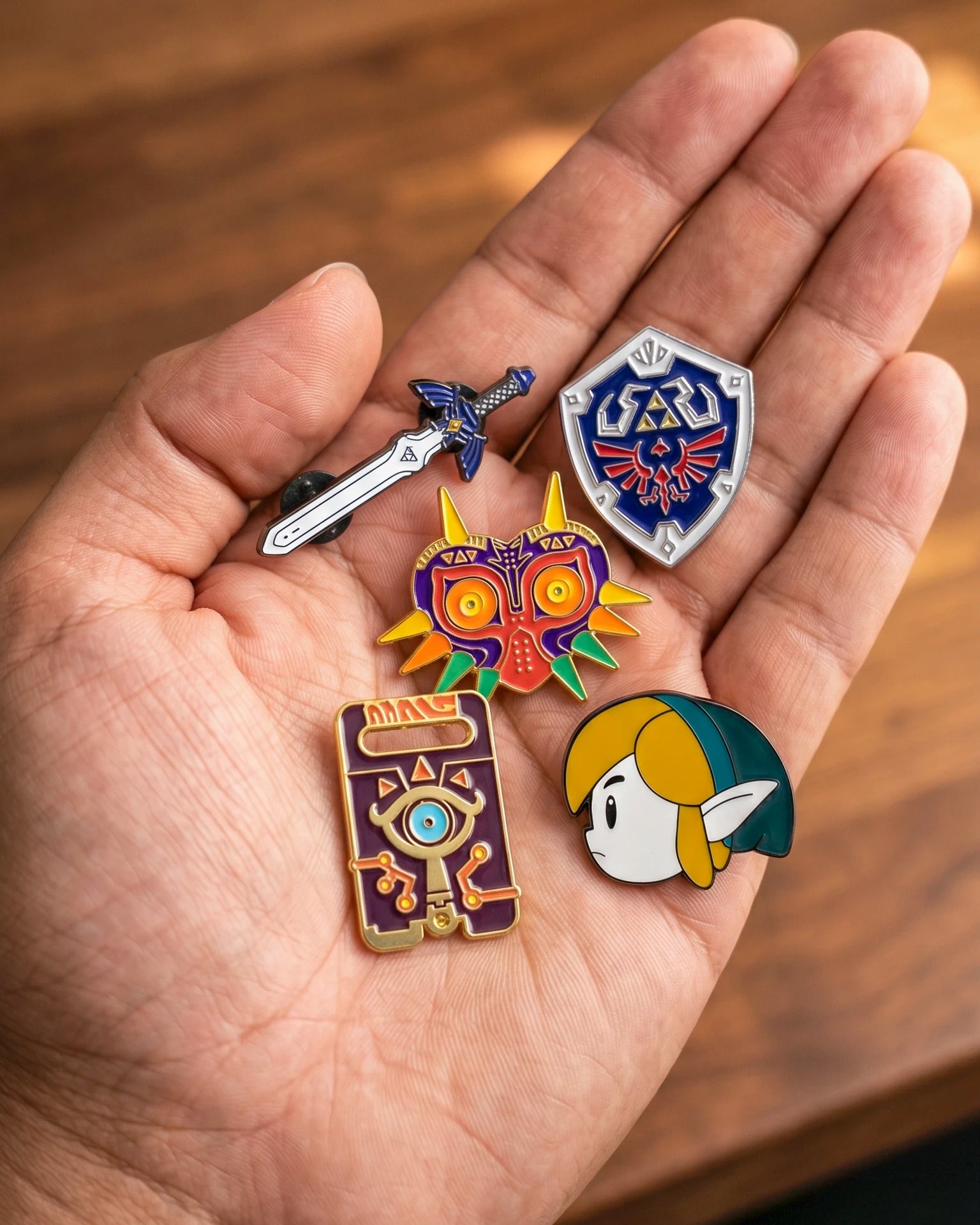 Set de 5 Pines Zelda – Edición Legendaria