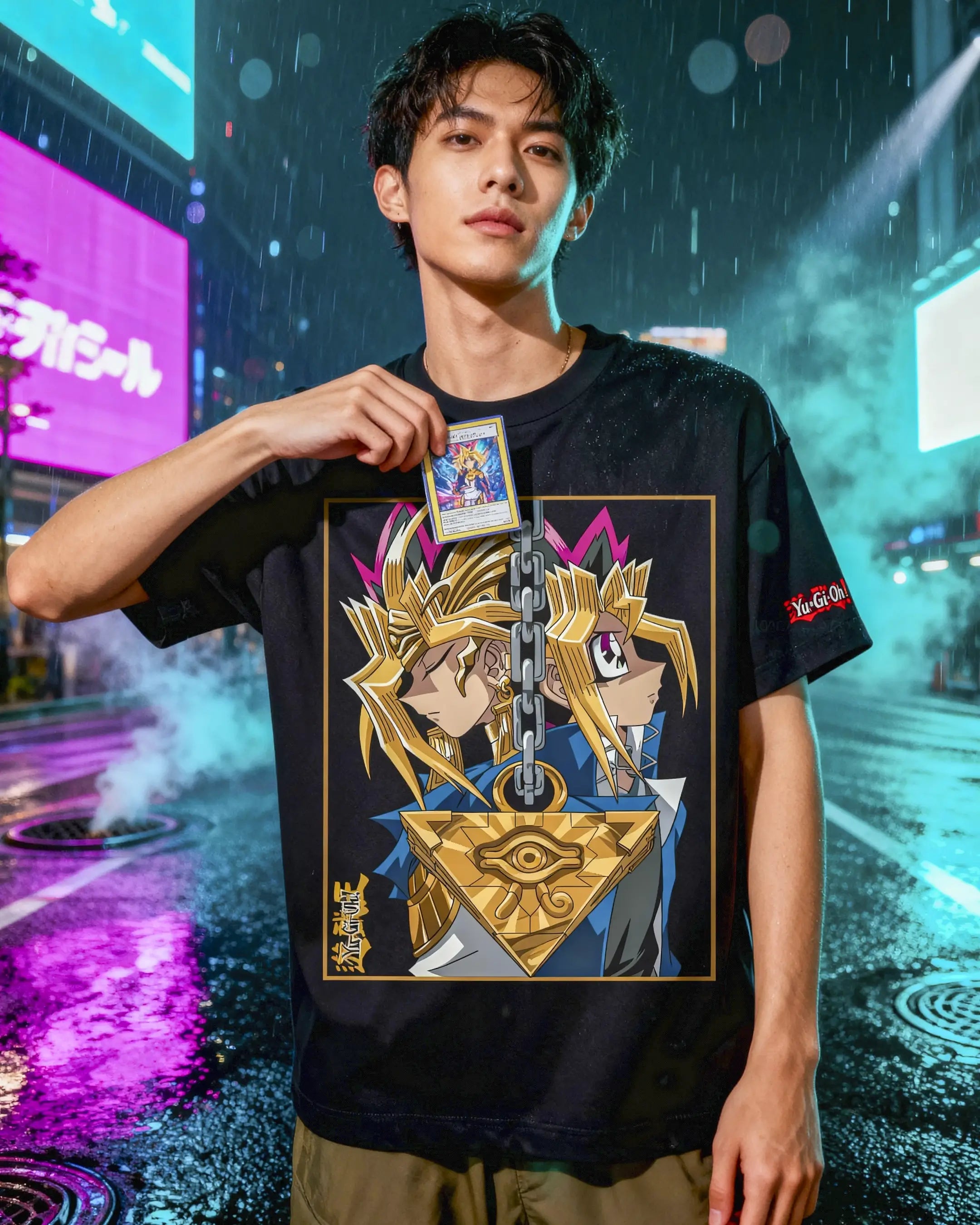 Playera Yu-Gi-Oh – Faraón & Yugi con Ojo del Milenio