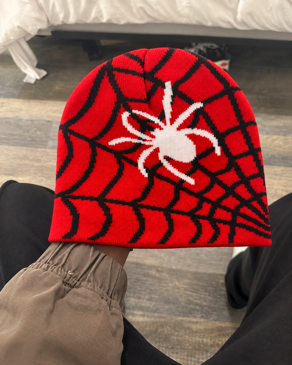 Gorro Spider-Man – Negro y Rojo