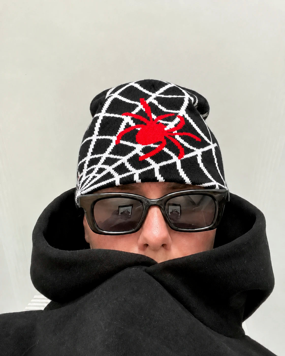 Gorro Spider-Man – Negro y Rojo