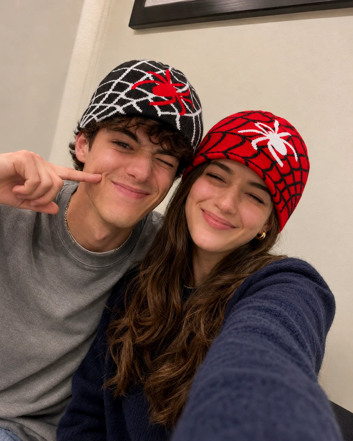 Gorro Spider-Man – Negro y Rojo
