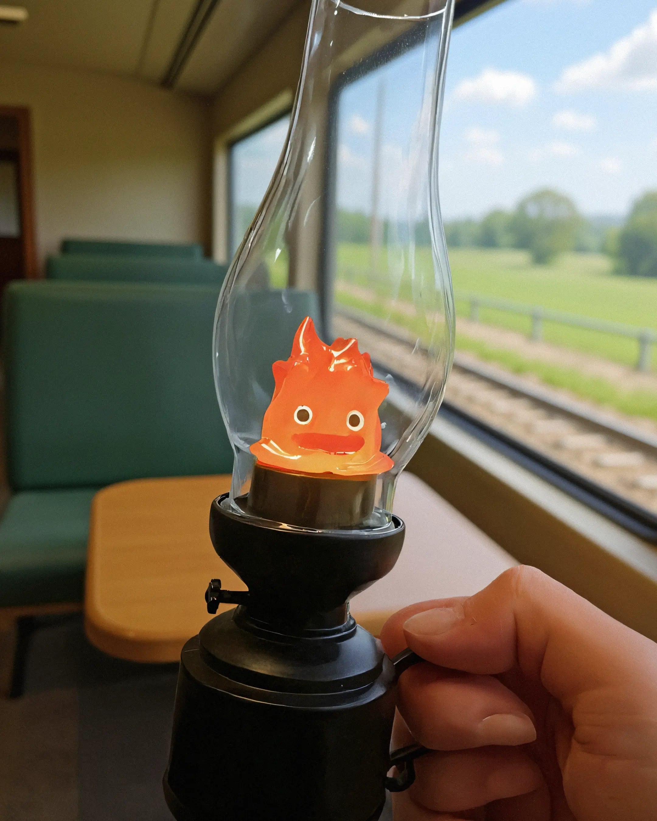 Lámpara Calcifer - El Castillo Ambulante