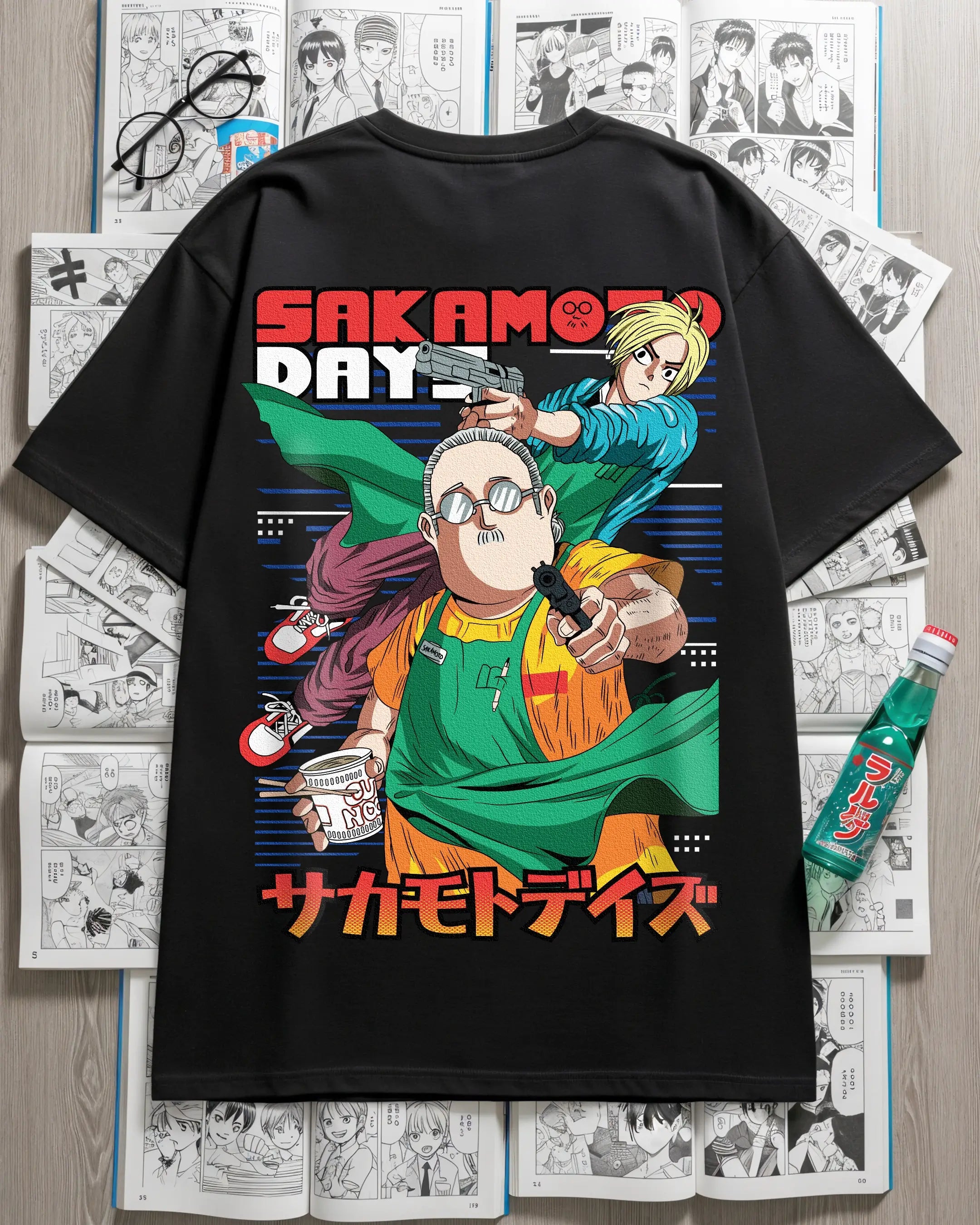 Playera Sakamoto Days – Instinto Letal