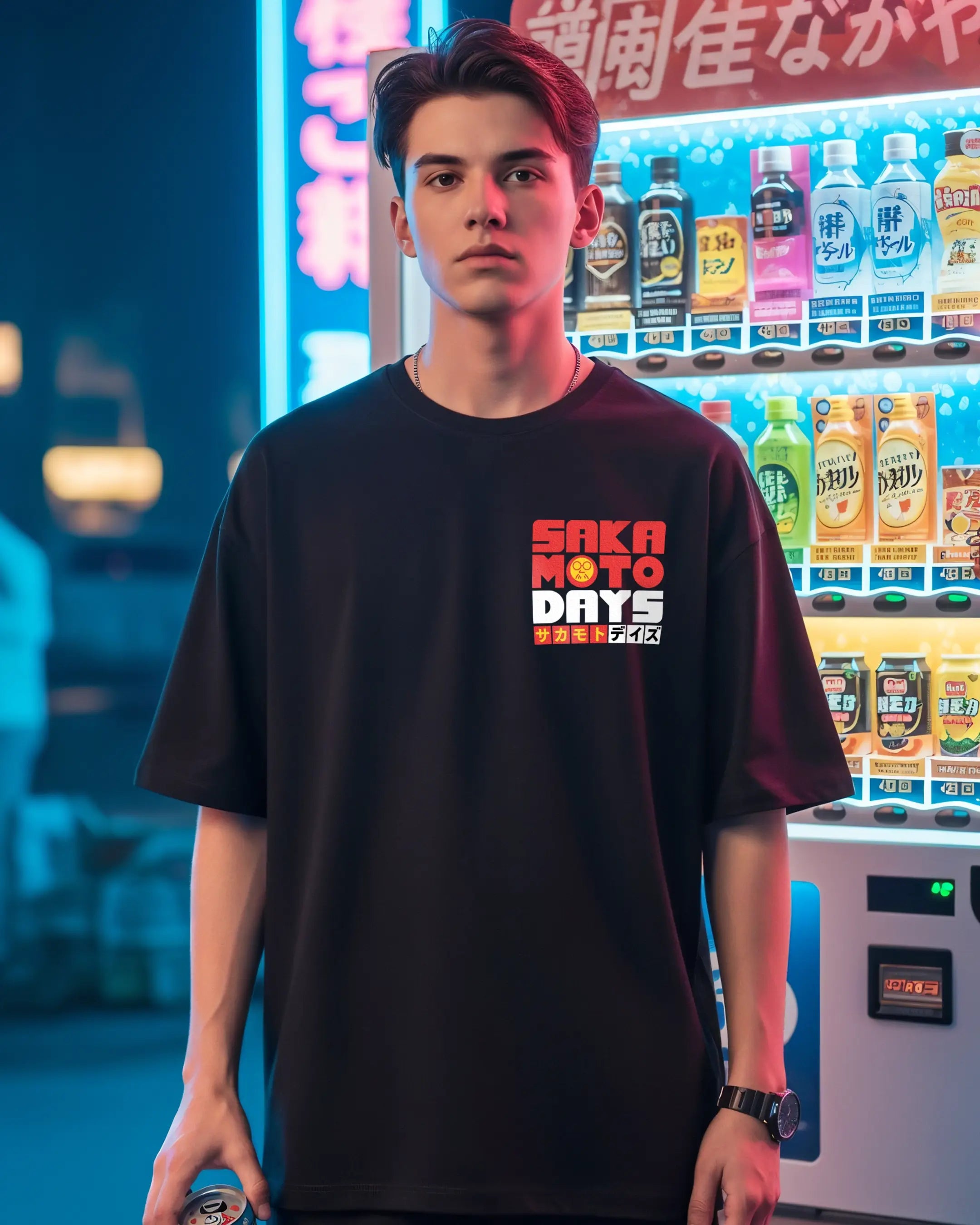 Playera Sakamoto Days – Instinto Letal