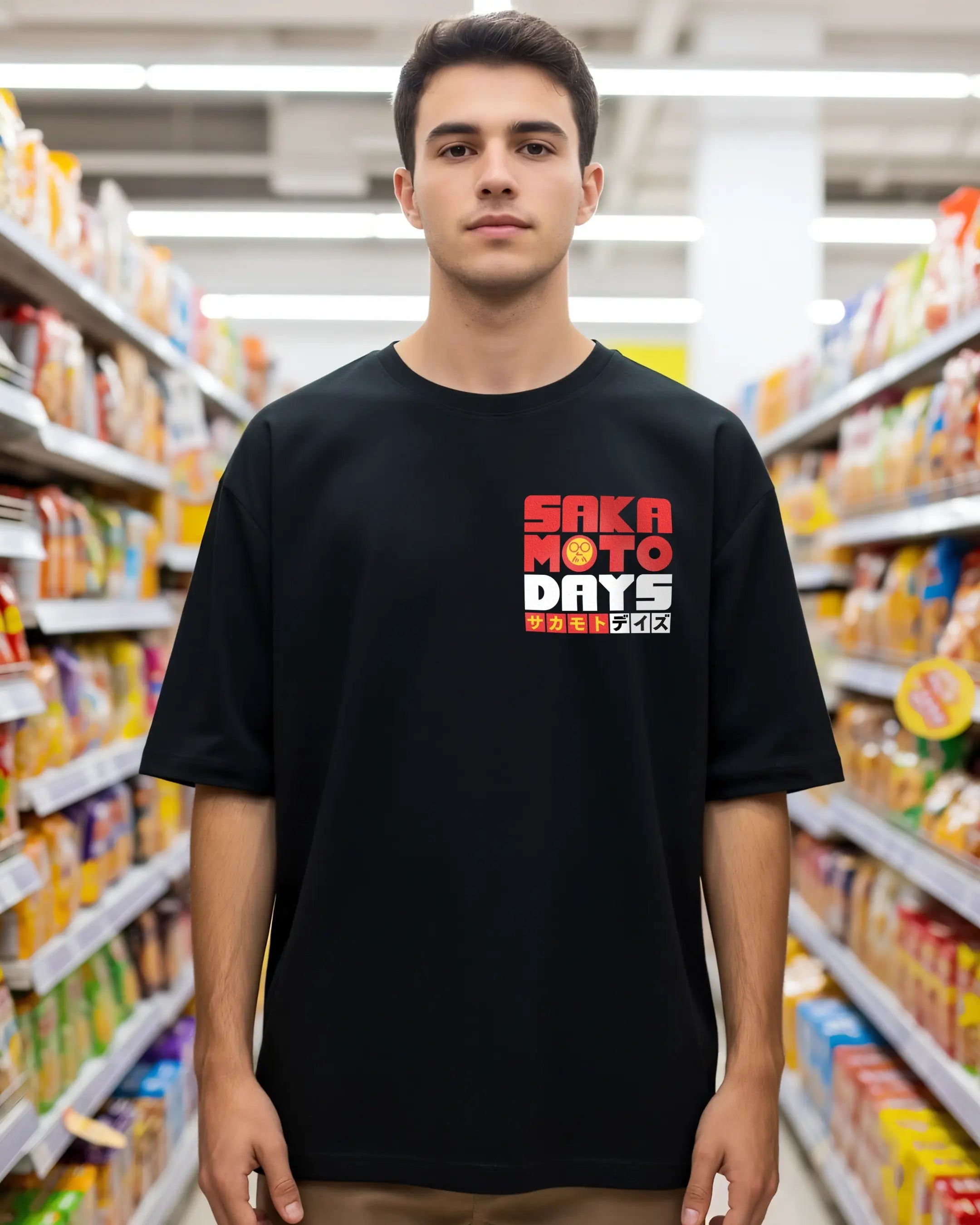 Playera Sakamoto Days – Instinto Letal