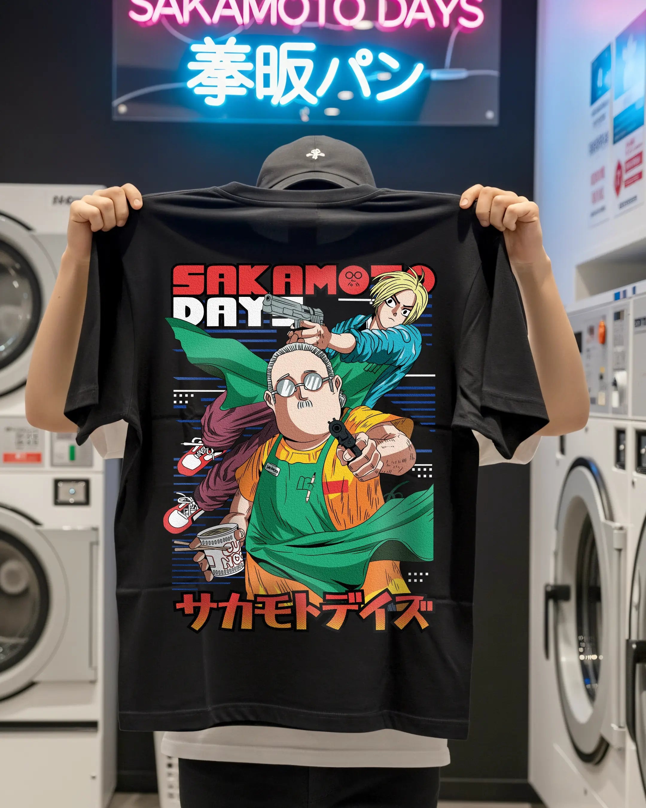 Playera Sakamoto Days – Instinto Letal