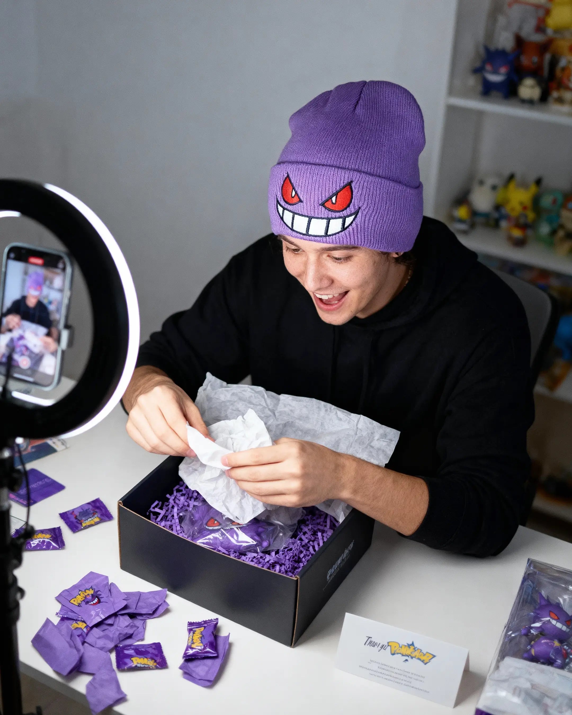 Gorro Gengar - Pokemon